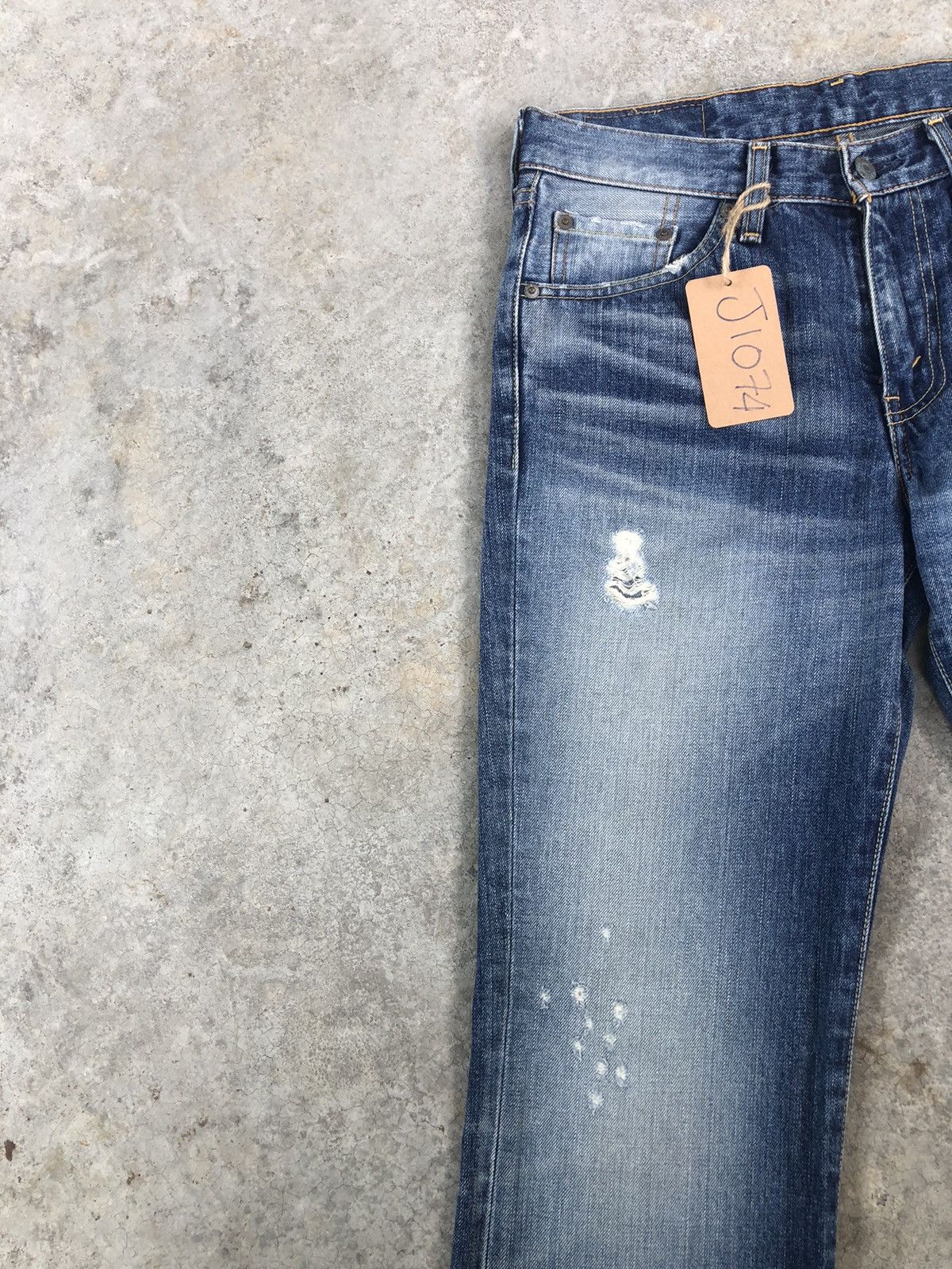 Le Grande Bleu (L.G.B.) Y2k Levis 517 Flared Jeans Distressed Jeans Size US 30 / EU 46 - 4 Thumbnail