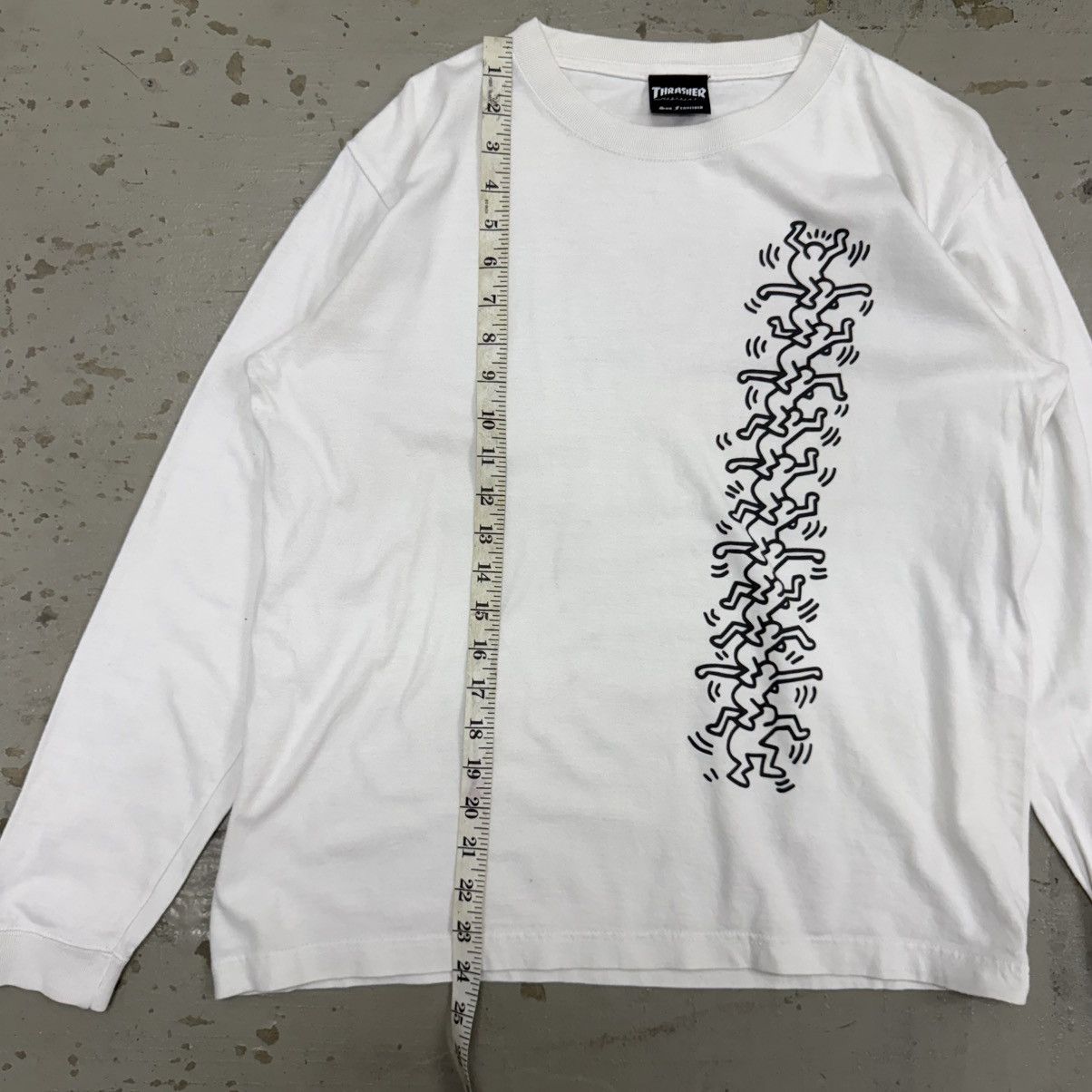 Keith Haring Keith Haring Thrasher Skateboard Tee Longsleeve Size US M / EU 48-50 / 2 - 7 Thumbnail
