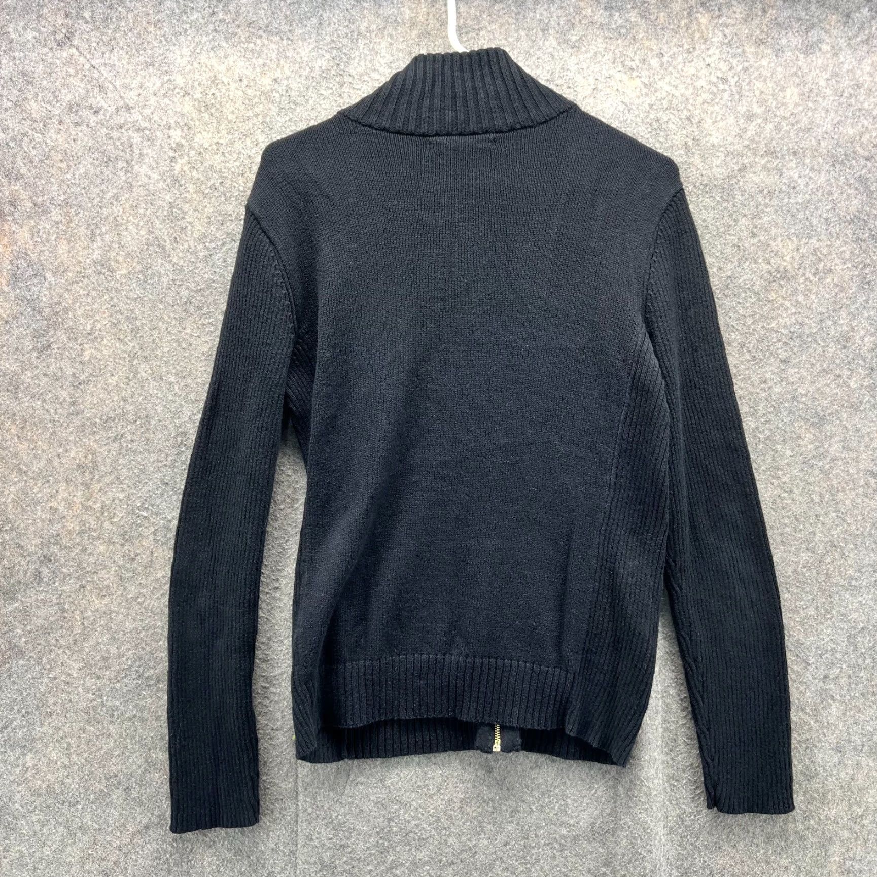 Ralph Lauren VINTAGE Lauren Ralph Lauren Sweater Women Medium Full Zip Fleece Knit Black Size M / US 6-8 / IT 42-44 - 3 Thumbnail