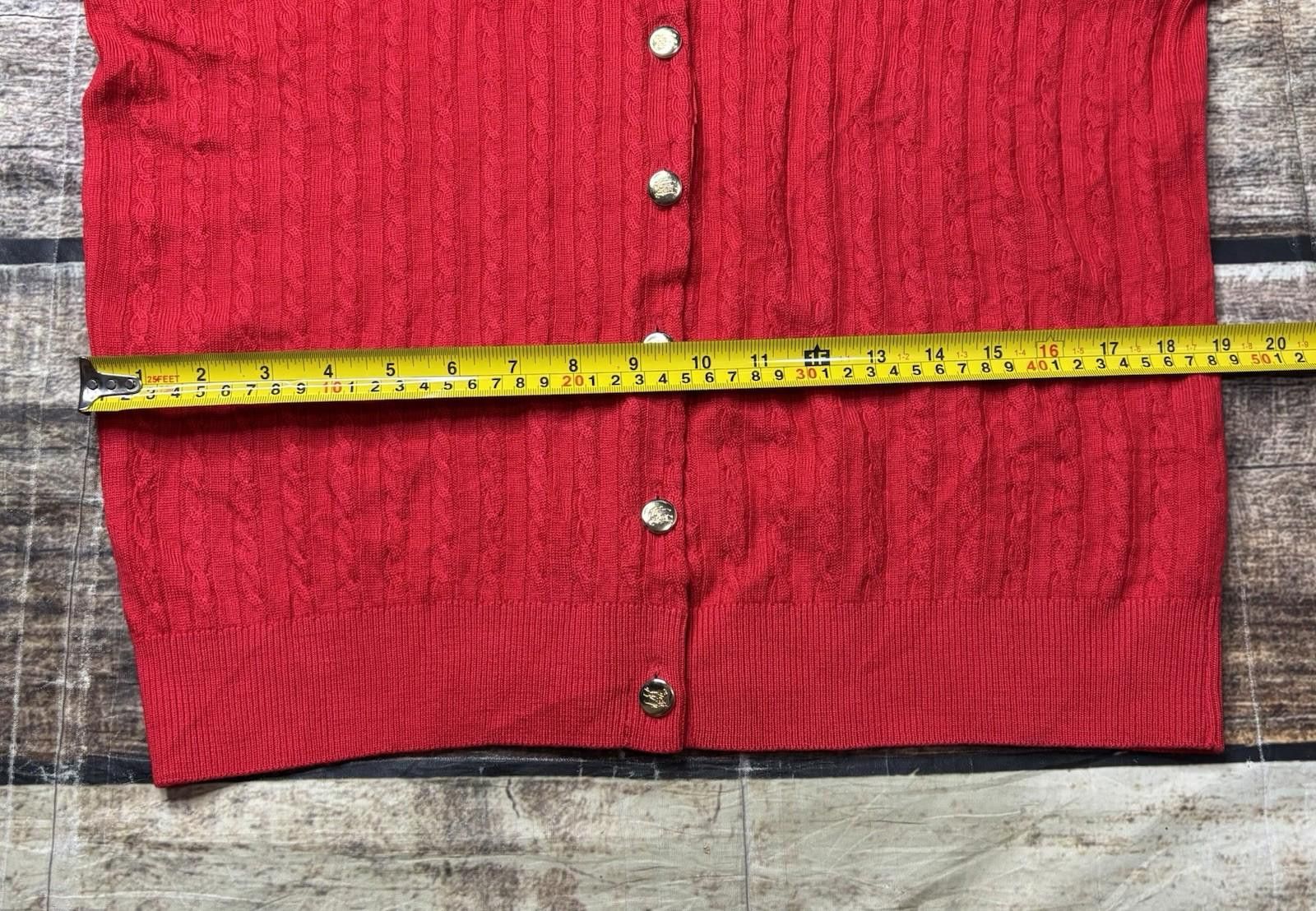 Burberry VTG Burberry Cardigan Sweater Women 38 M Merino Wool England Size M / US 6-8 / IT 42-44 - 11 Thumbnail