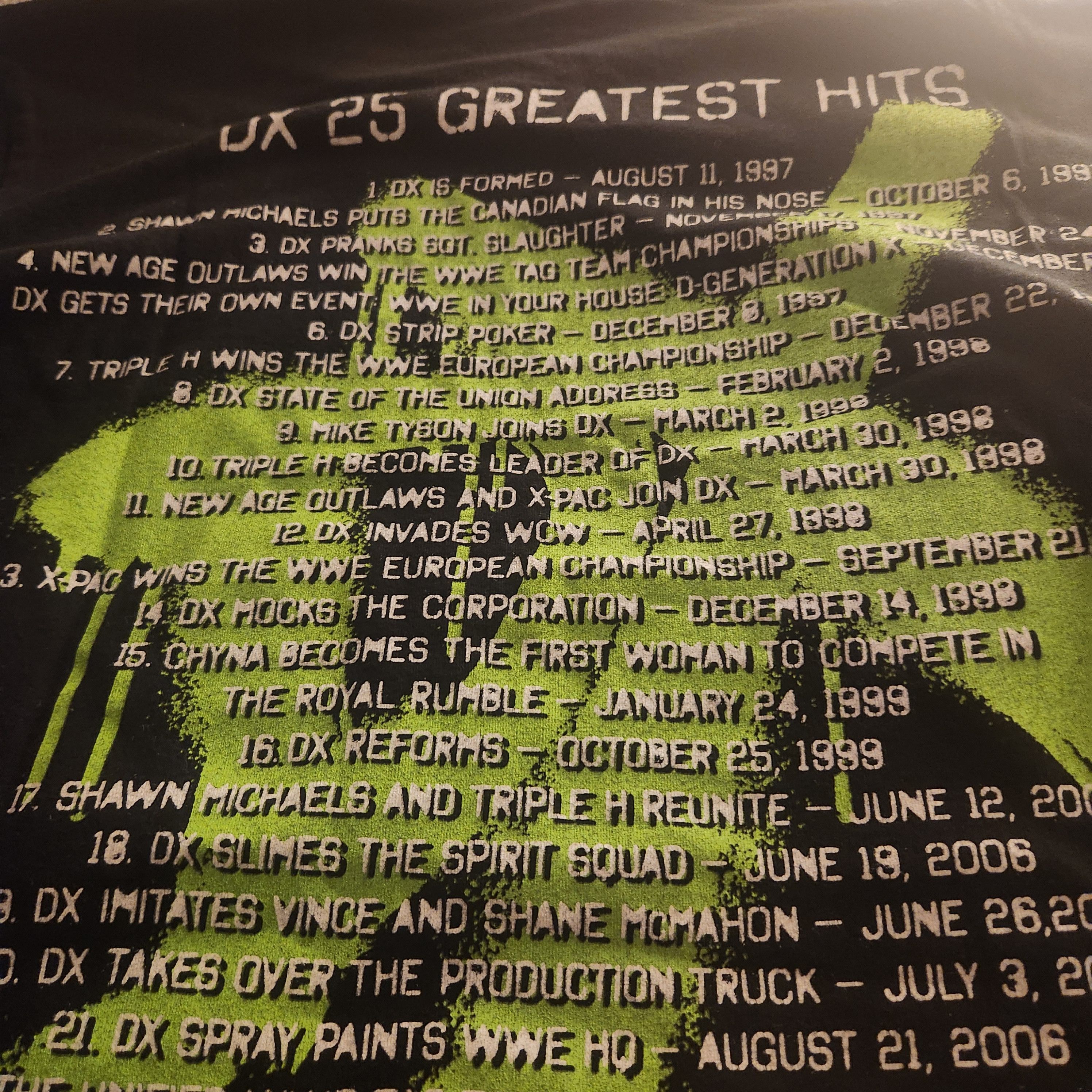 WWE DX Degeneration X Shirt Size US L / EU 52-54 / 3 - 4 Thumbnail
