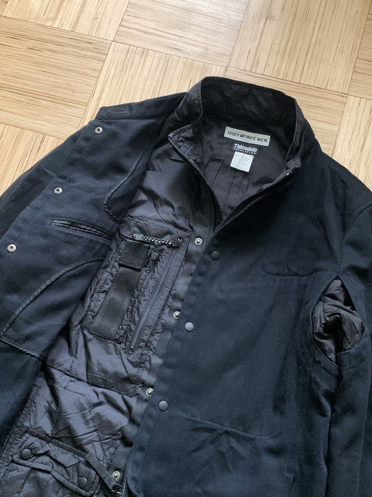 Issey Miyake aw2000 Issey Miyake Futuristic Ballistic Nylon X-Ray Jacket Size US M / EU 48-50 / 2 - 5 Thumbnail