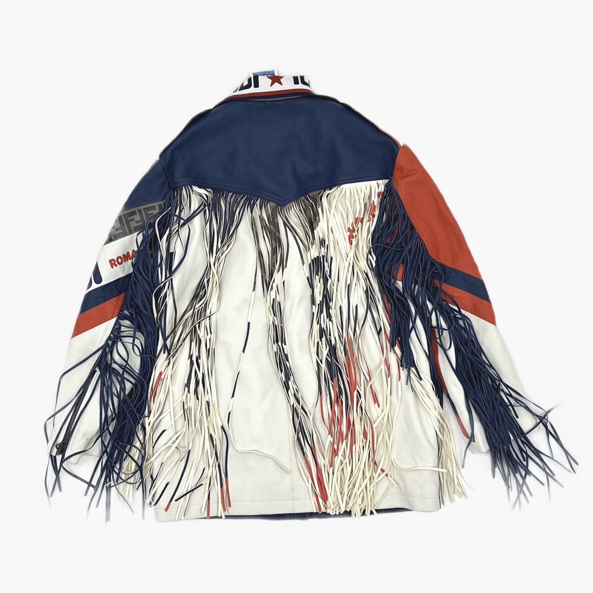 Fendi Fendi x Fila Leather Biker Jacket Size XS / US 0-2 / IT 36-38 - 2 Thumbnail