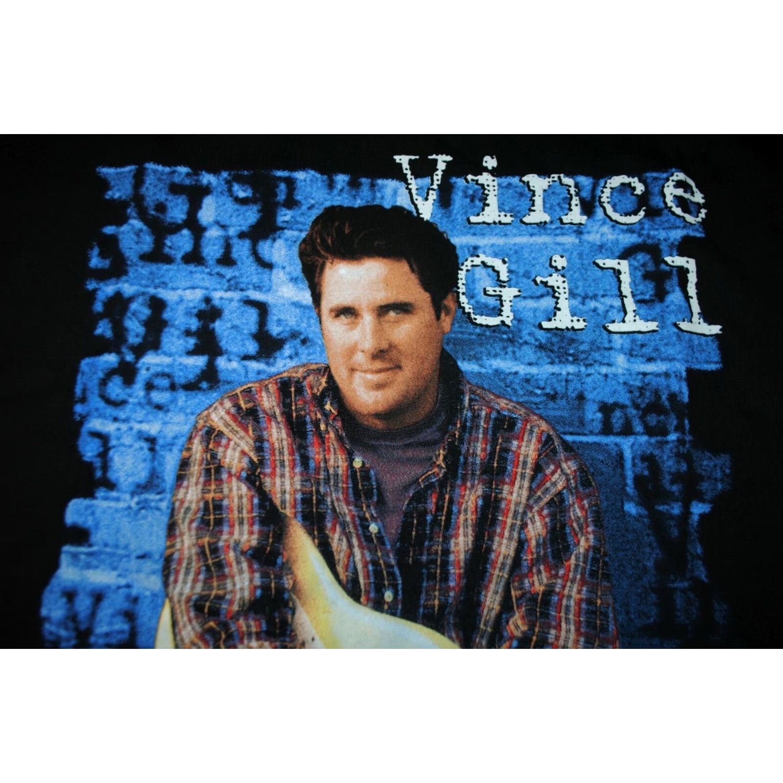 Hanes VINTAGE HANES XL BLACK T-SHIRT WINTERLAND GRAPHIC 1995 VINCE GILL SINGLE STITCH MEN Size US XL / EU 56 / 4 - 2 Thumbnail