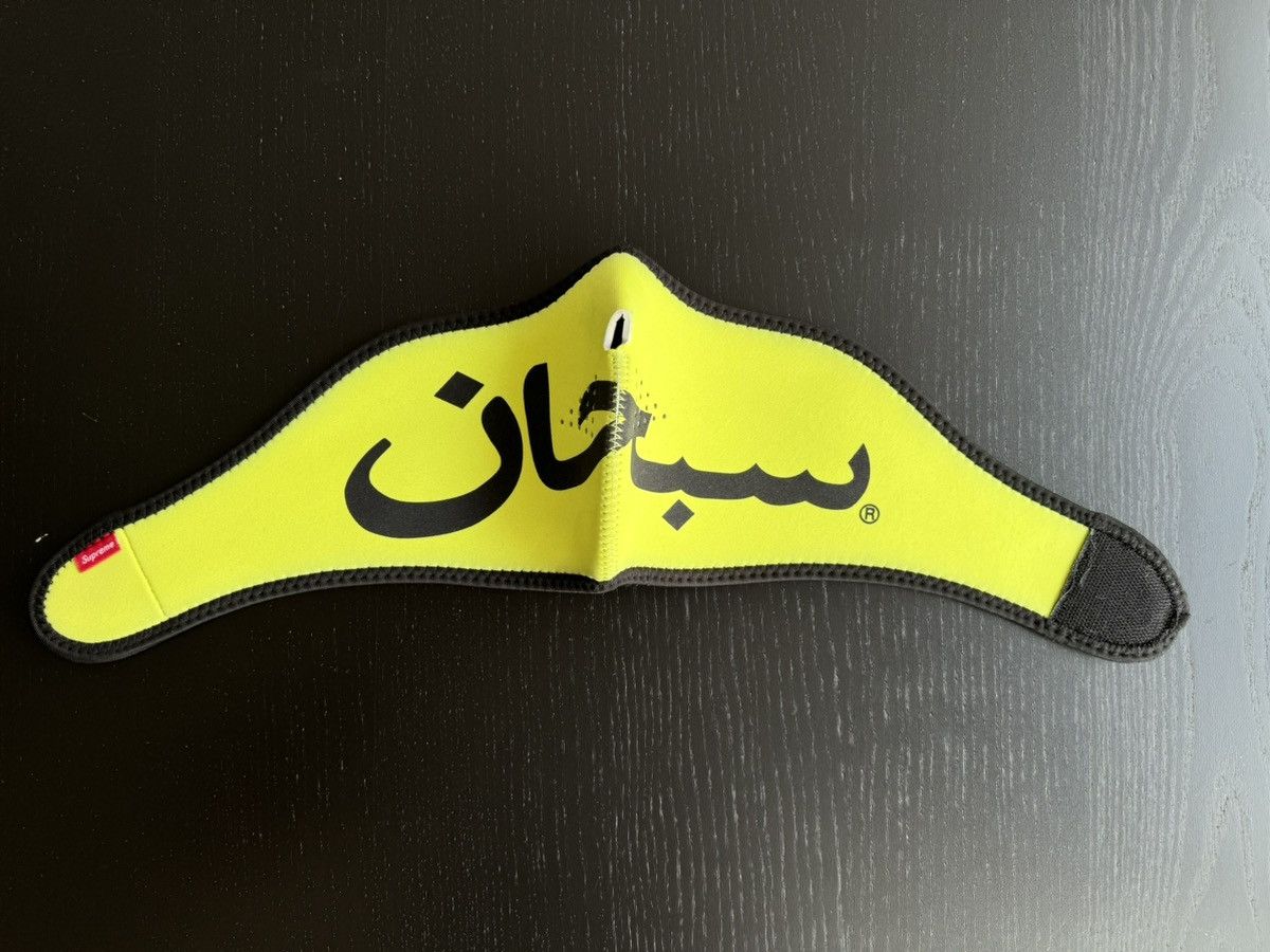 Supreme SUPREME ARABIC LOGO NEOPRENE FACE MASK Size ONE SIZE - 1 Thumbnail