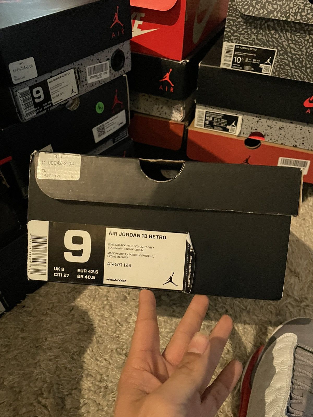 Jordan Brand Jordan 13 Grey Toe Size US 9 / EU 42 - 12 Thumbnail