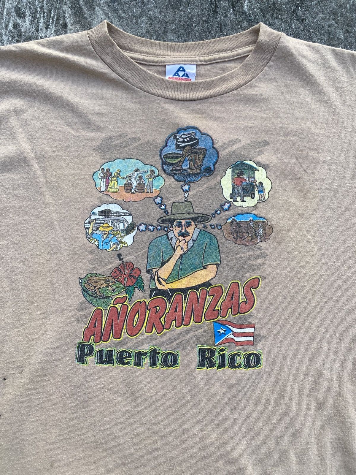 AAA Vintage tee jibaro puerto rico Size US M / EU 48-50 / 2 - 2 Thumbnail