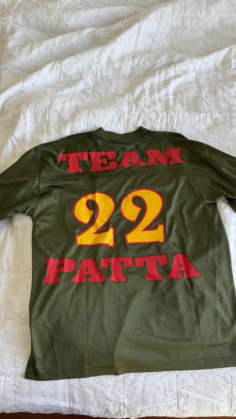 Patta Patta SS22 "Lobi Libi" Mesh Football Jersey — Olivine Size US XL / EU 56 / 4 - 3 Thumbnail
