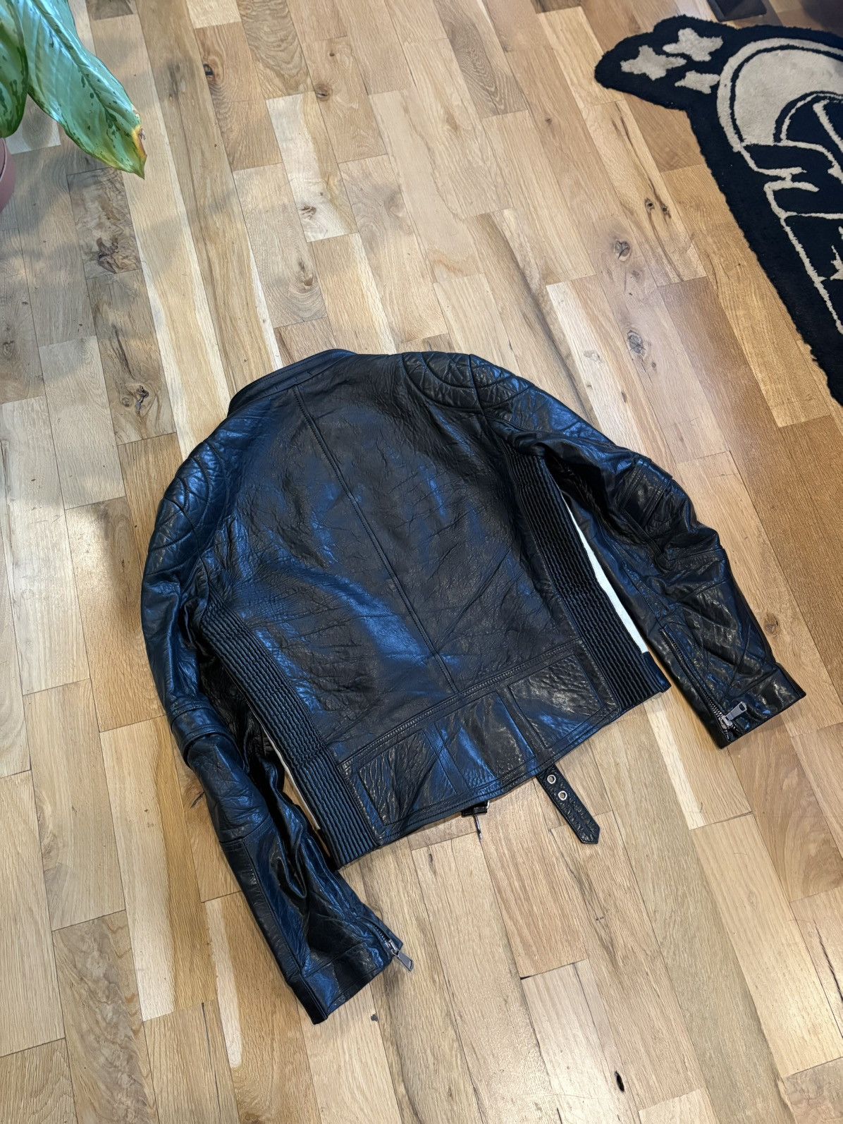 Gucci Gucci Mens Leather Moto Jacket Size 48 Size US M / EU 48-50 / 2 - 6 Thumbnail