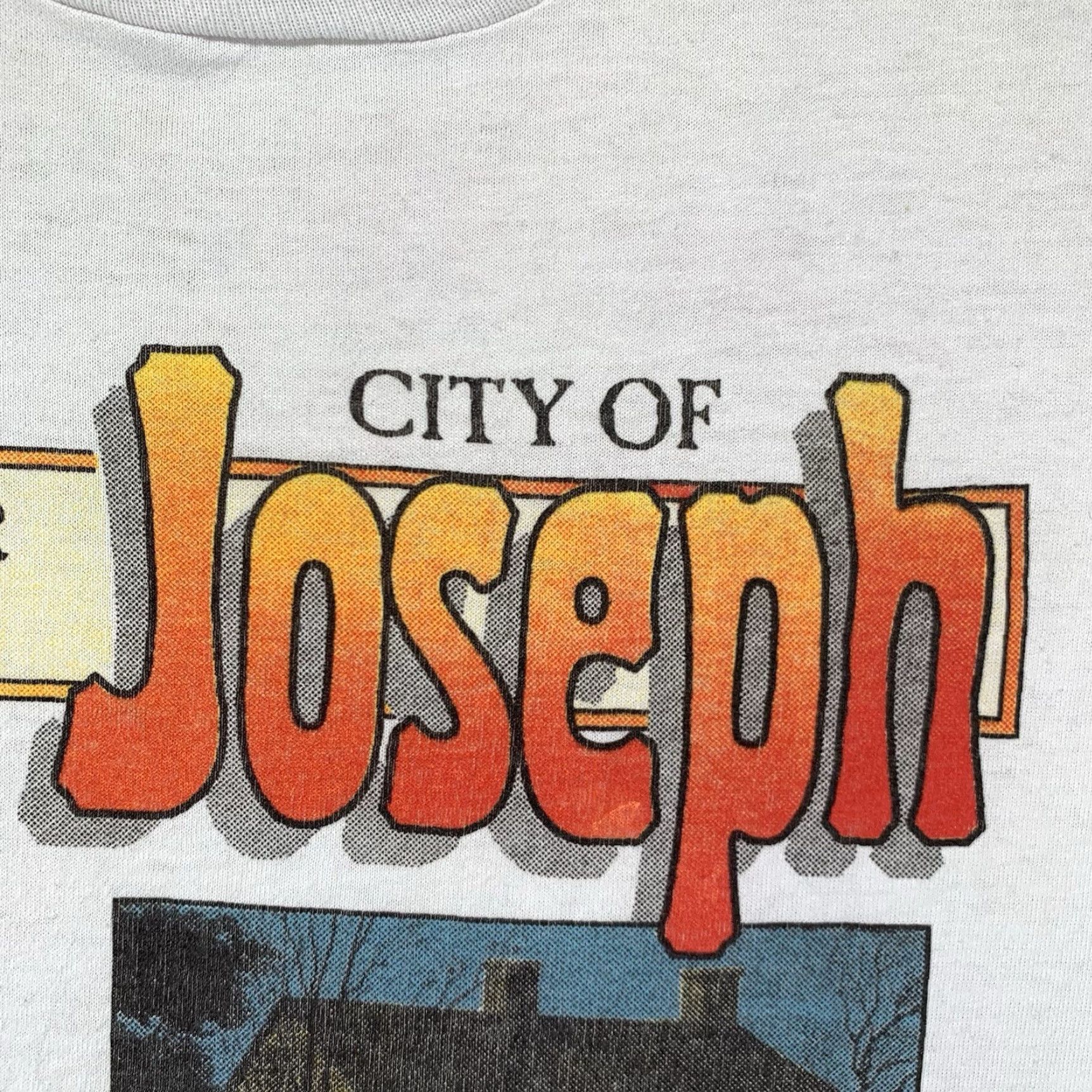 Fruit Of The Loom VINTAGE Nauvoo Illinois T-Shirt Men XL White 90s Retro Double-Sided Graphic Tee Size US XL / EU 56 / 4 - 6 Thumbnail