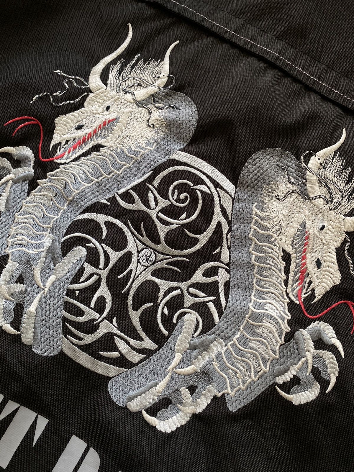Vintage Vintage Stunt Racer No Refuse Dragon Sharp biker jacket Size US XL / EU 56 / 4 - 10 Thumbnail