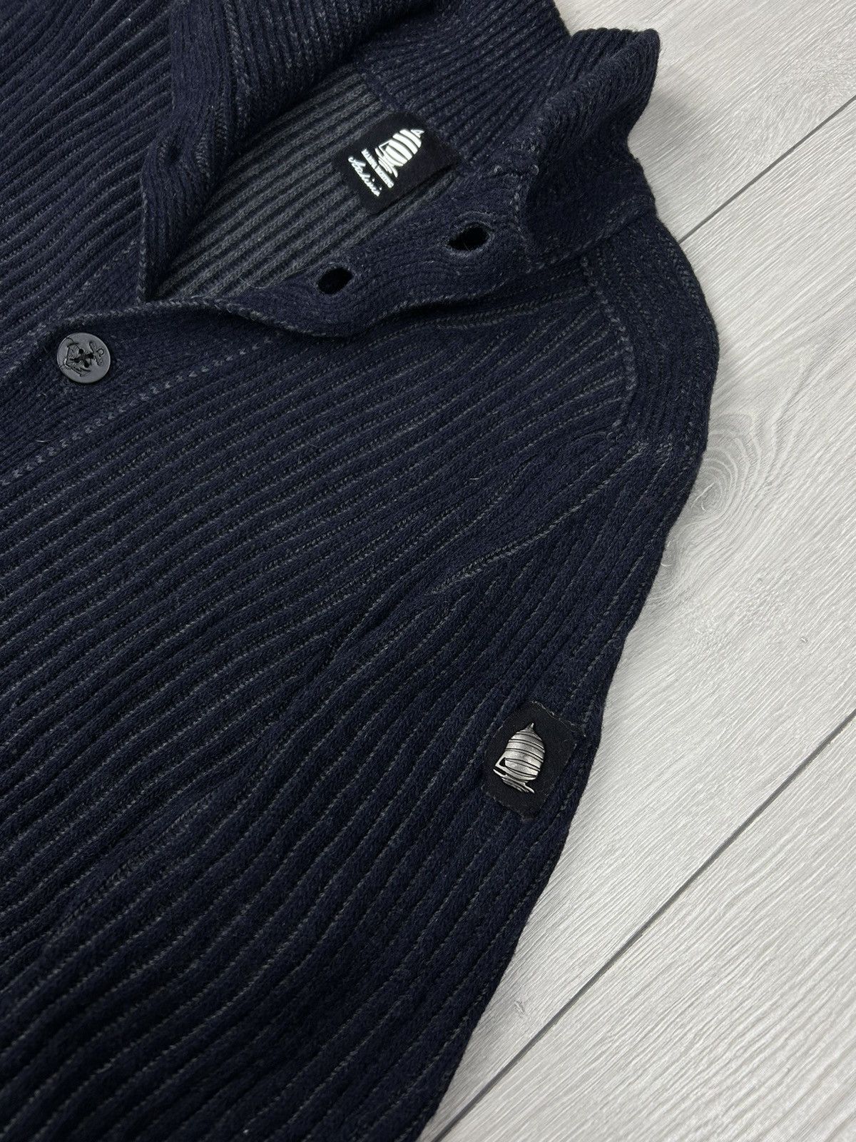 Designer Marina Yachting MAGLIONE TRICOT CARDIGAN size M Size US M / EU 48-50 / 2 - 3 Thumbnail