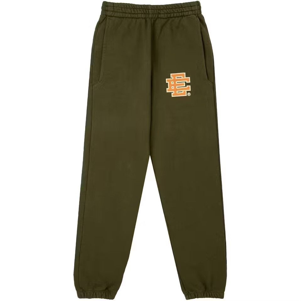 Eric Emanuel Eric Emanuel Green/Orange Sweatpants Size US 33 - 1 Thumbnail