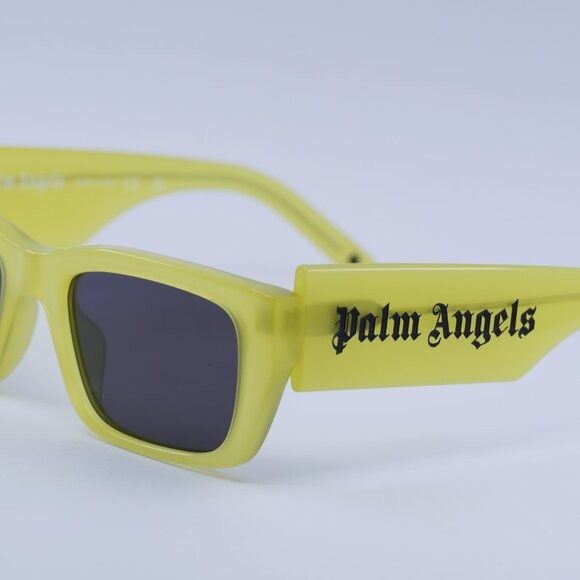 Palm Angels Palm Angels PERI002 PALM 1807 Sunglasses Yellow Rectangle Size ONE SIZE - 4 Thumbnail