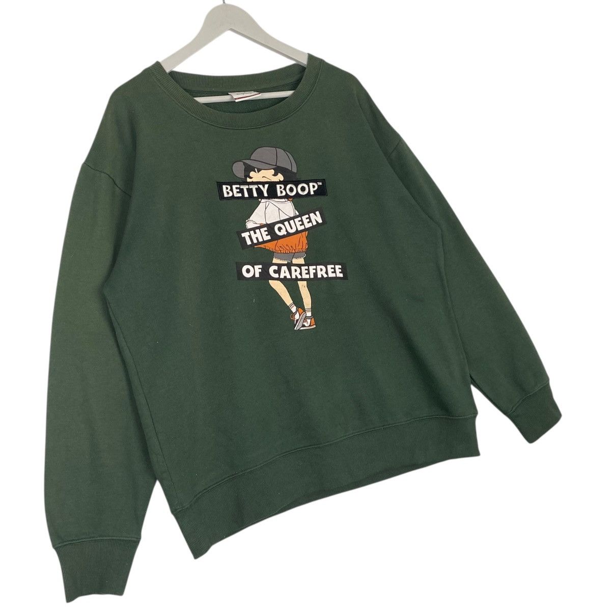 Other Vintage Betty Boop Printed Crewneck Sweatshirt Green Size LL Size US L / EU 52-54 / 3 - 3 Thumbnail