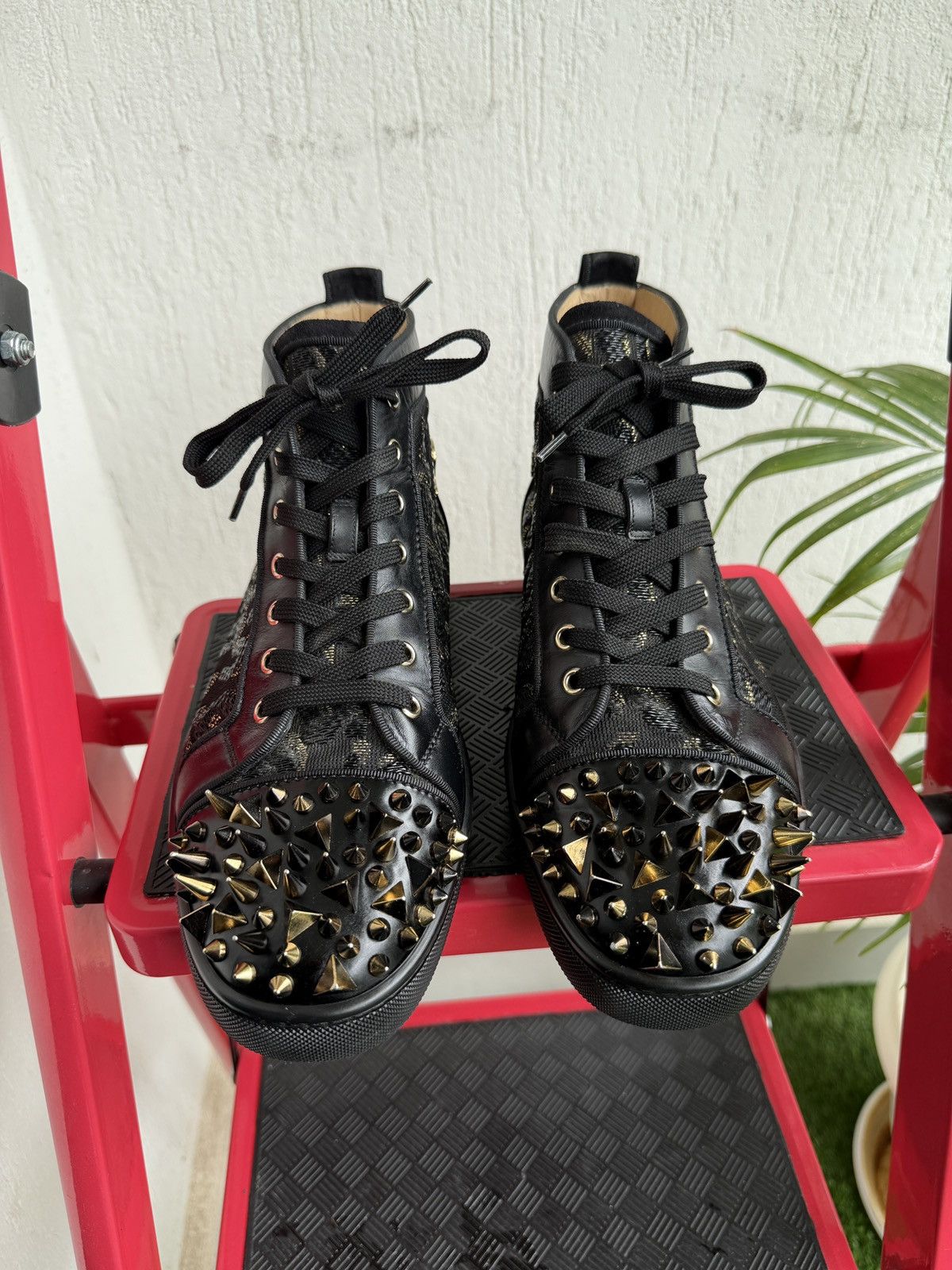Christian Louboutin louis spike juniour sneakers Size US 9 / EU 42 - 5 Thumbnail