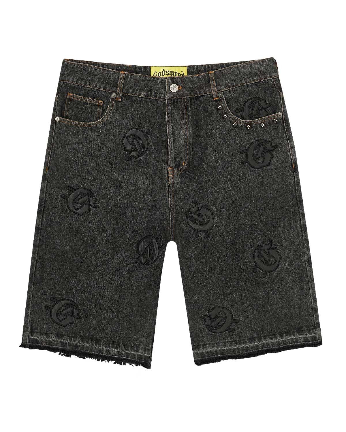 Godspeed Infinity Denim Shorts Black Boom Size US 32 / EU 48 - 1 Thumbnail