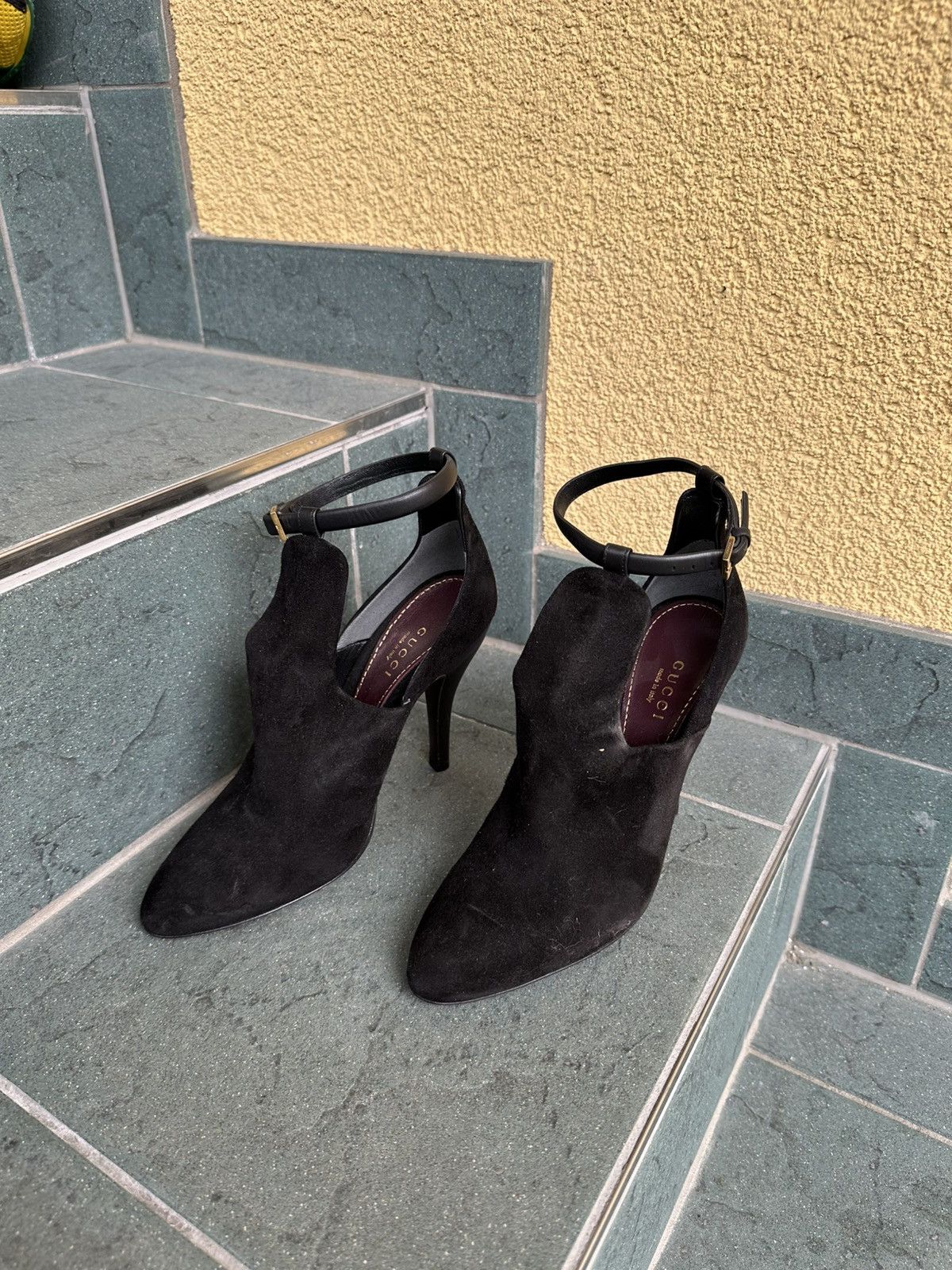 Gucci Gucci Heels Pumps Black Vintage Rare Luxury Shoes 36 US-5,5 Size US 5.5 / IT 35.5 - 6 Thumbnail