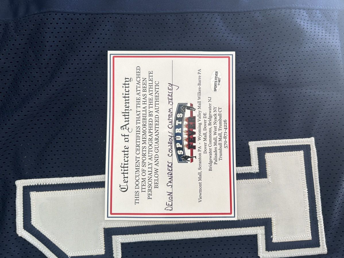 Other Signed prime time Deion sanders cowboys jersey Size US XL / EU 56 / 4 - 6 Thumbnail