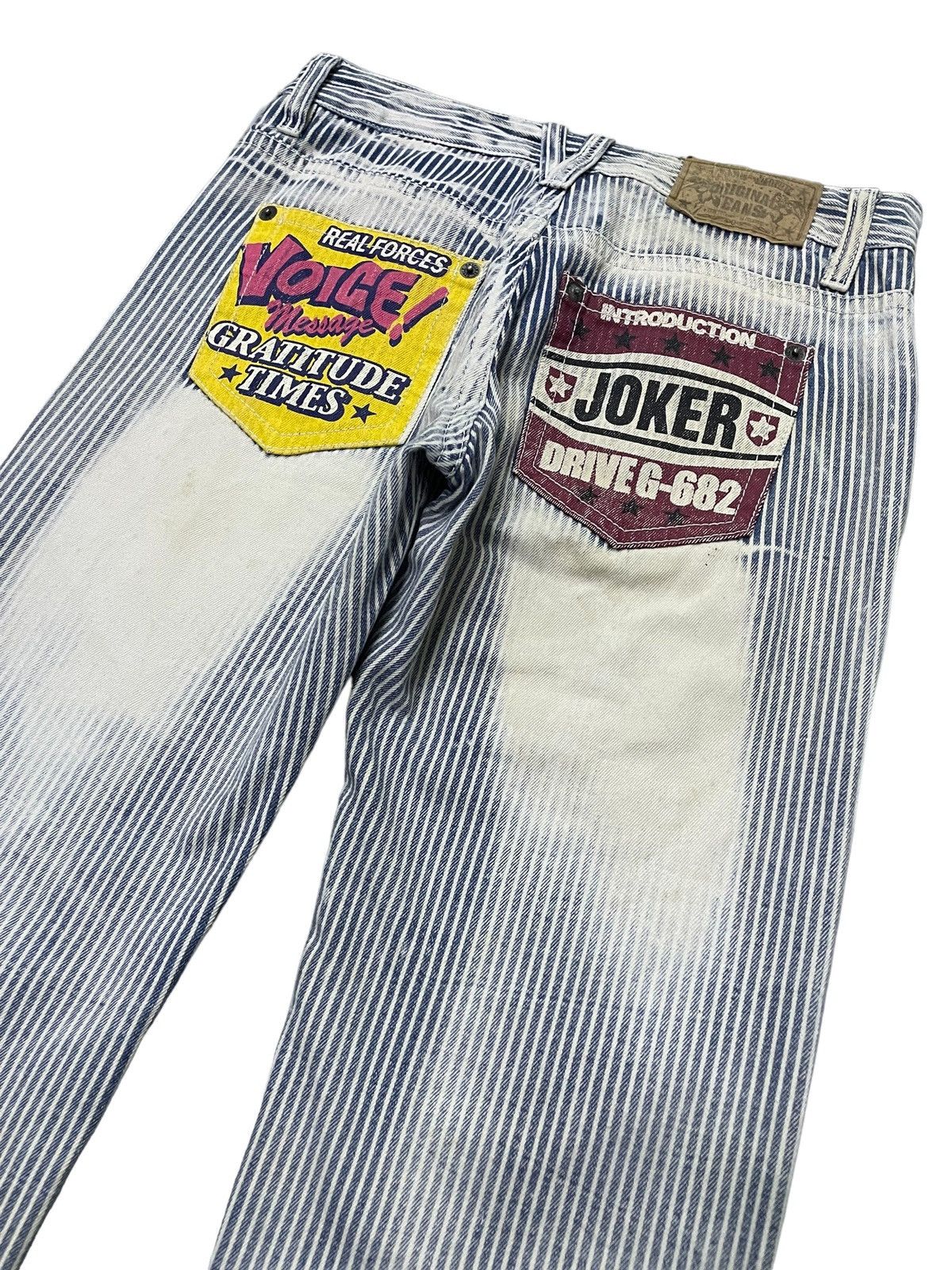 Hysteric Glamour × Japanese Brand The Vintage Standard Japan Hickory Distressed Laser Jeans Size US 30 / EU 46 - 11 Thumbnail
