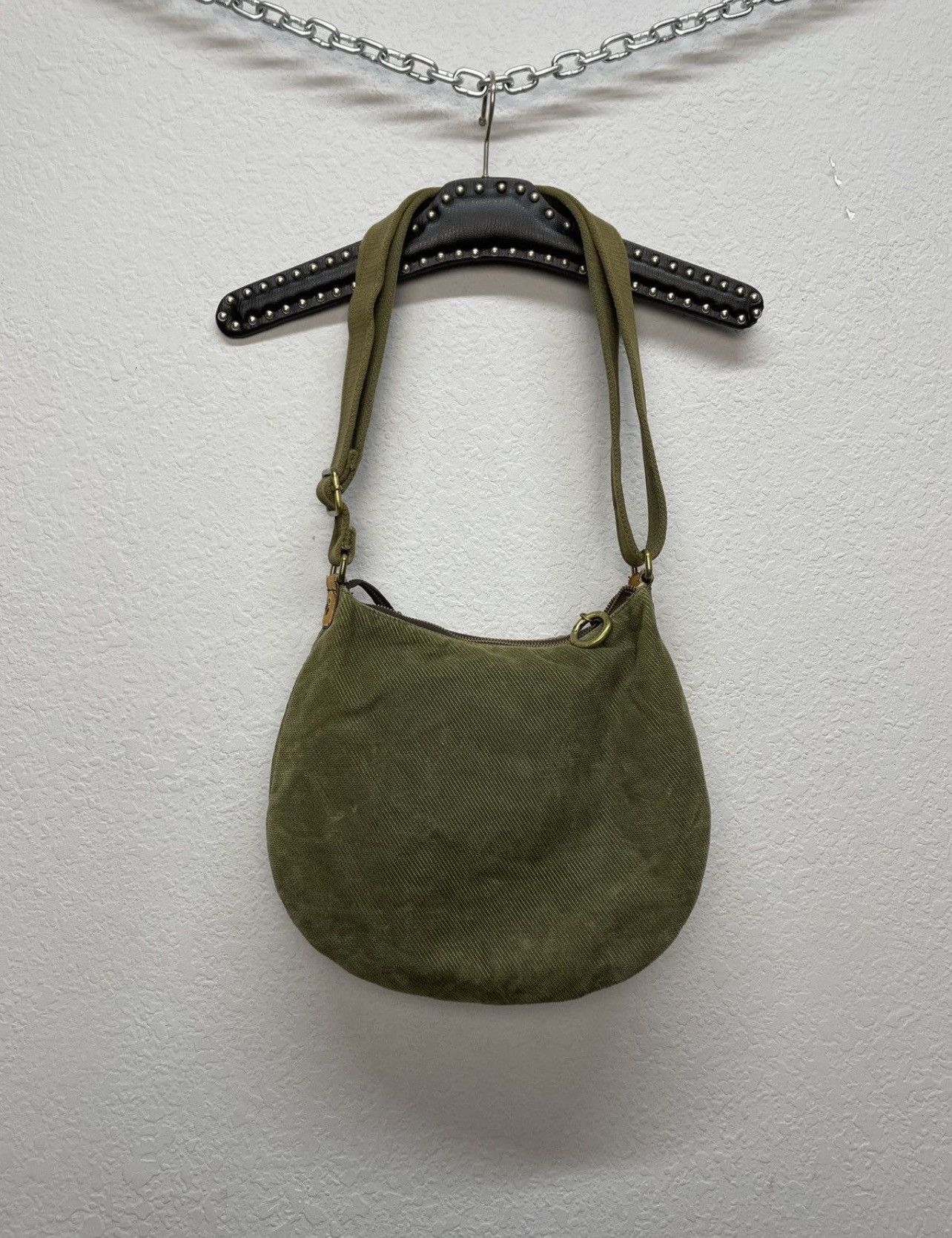Calvin Klein Vintage Calvin Klein 00s Velvet Leather Bag Kmrii Style Size ONE SIZE - 18 Thumbnail