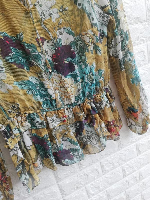 Hemant & Nandita Hemant&Nandita silk blouse S Size S / US 4 / IT 40 - 2 Thumbnail