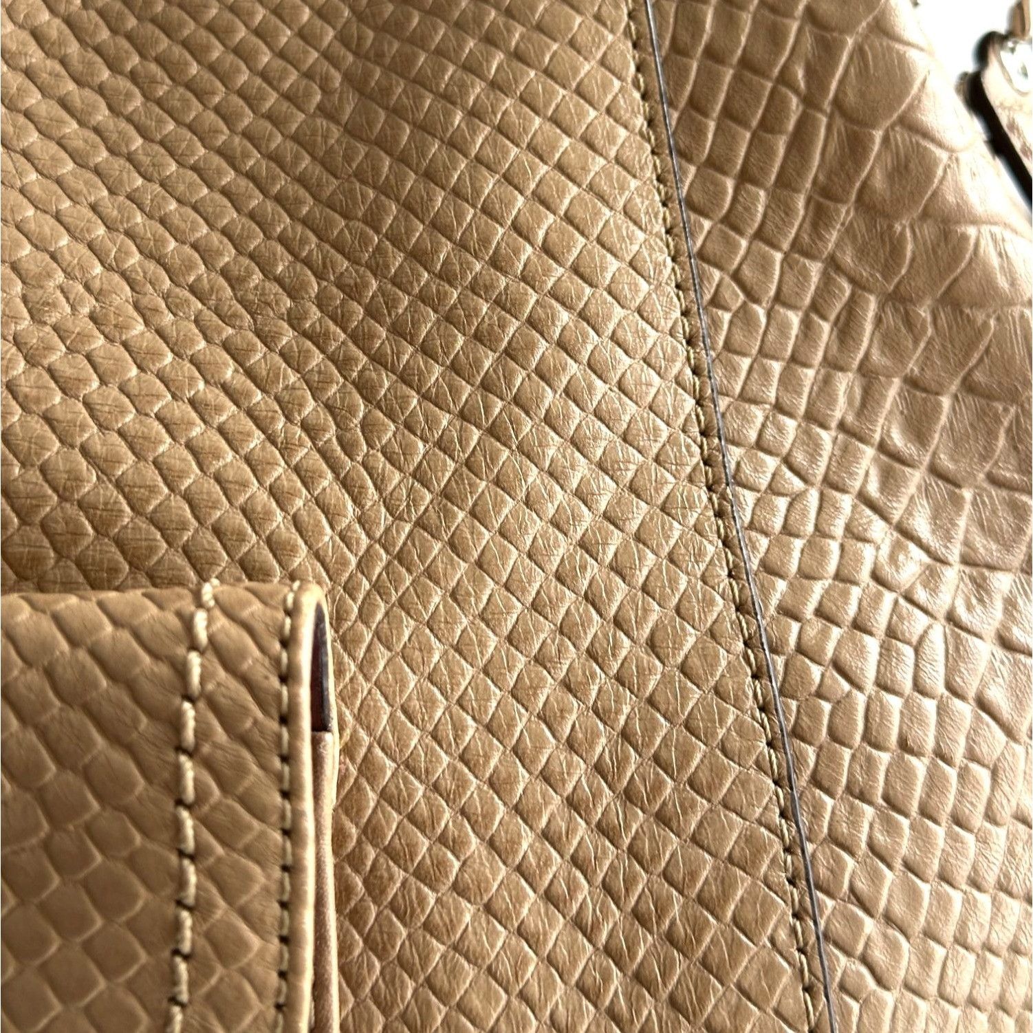 Coach Coach F31283 Charlie Python Leather Hobo Tote Shoulder Handb Size ONE SIZE - 5 Thumbnail