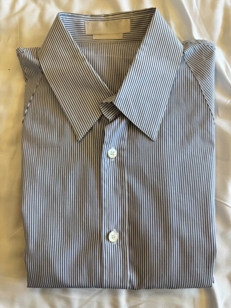 Alexander McQueen Alexander McQUEEN Classic Harness - style shirt with white Size US S / EU 44-46 / 1 - 2 Thumbnail