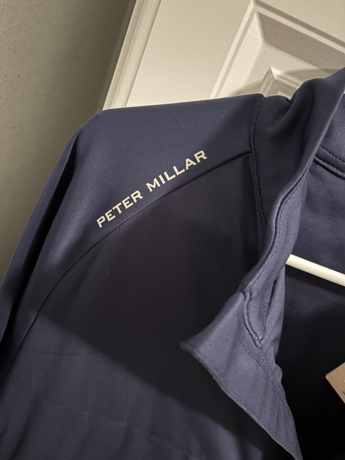 Peter Millar Peter Millar Merge Hybrid Sport Navy Full Zip Golf Jacket Sm Size US S / EU 44-46 / 1 - 4 Thumbnail