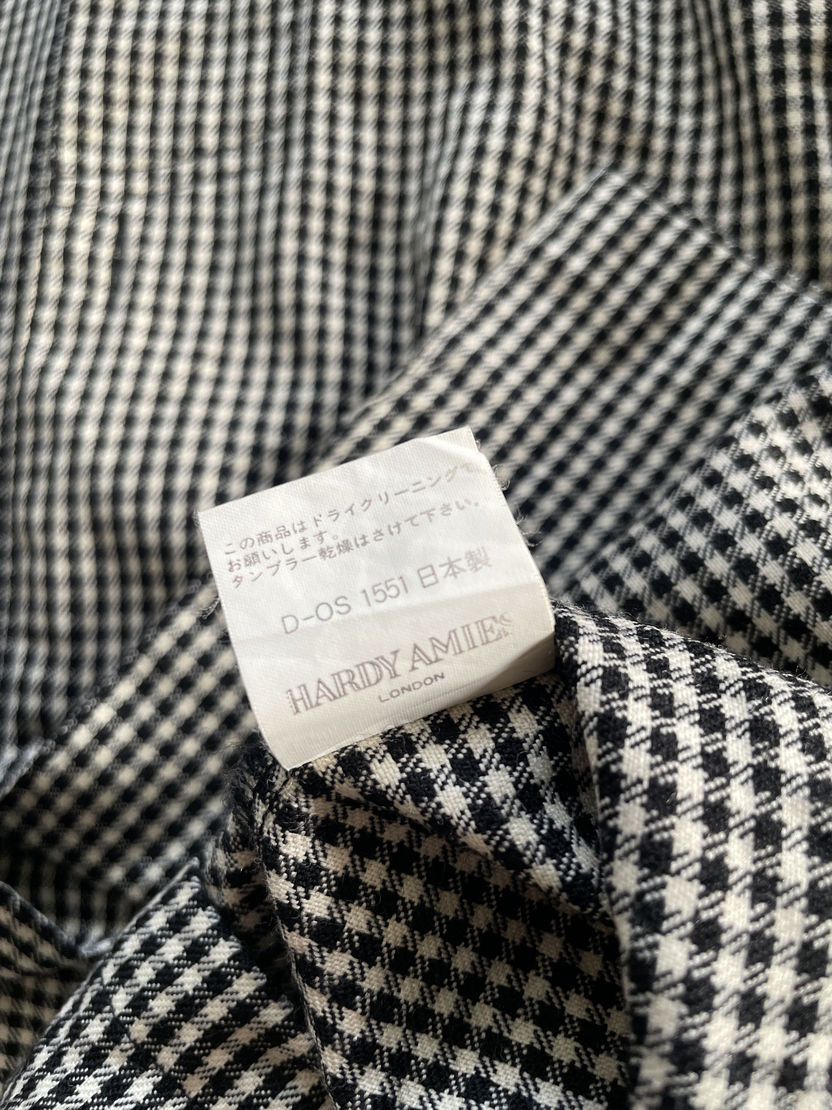 Hardy Amies 90s Hardy Amies London Long Sleeve Shirt Wool Stand Collar Size US M / EU 48-50 / 2 - 7 Thumbnail