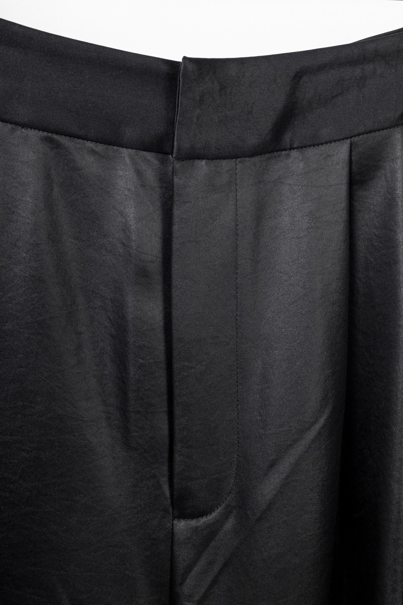 Tibi Tibi Stella Black Celia Drape Pants Size 27" / US 4 / IT 40 - 6 Thumbnail