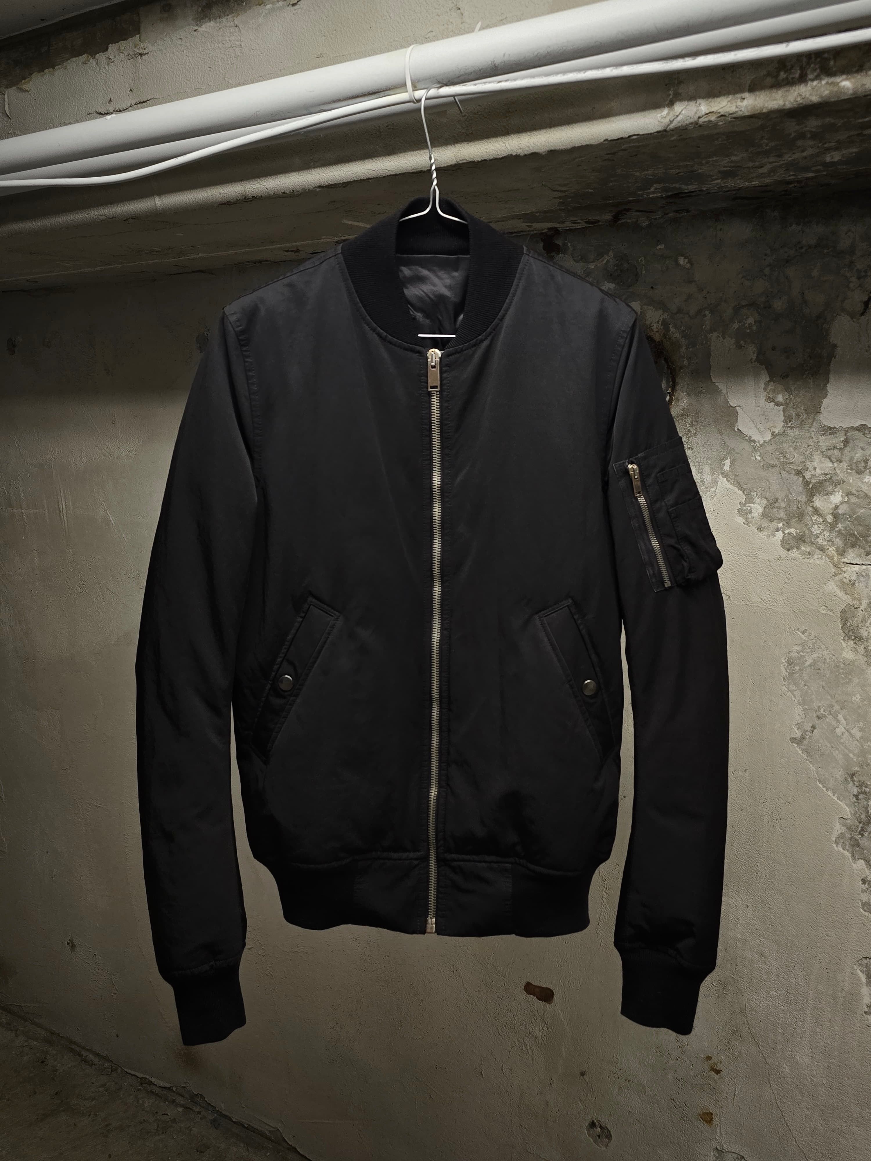 Rick Owens Rick Owens AW13 "PLINTH" Down Filled MA-1 Bomber Jacket Size US M / EU 48-50 / 2 - 1 Thumbnail