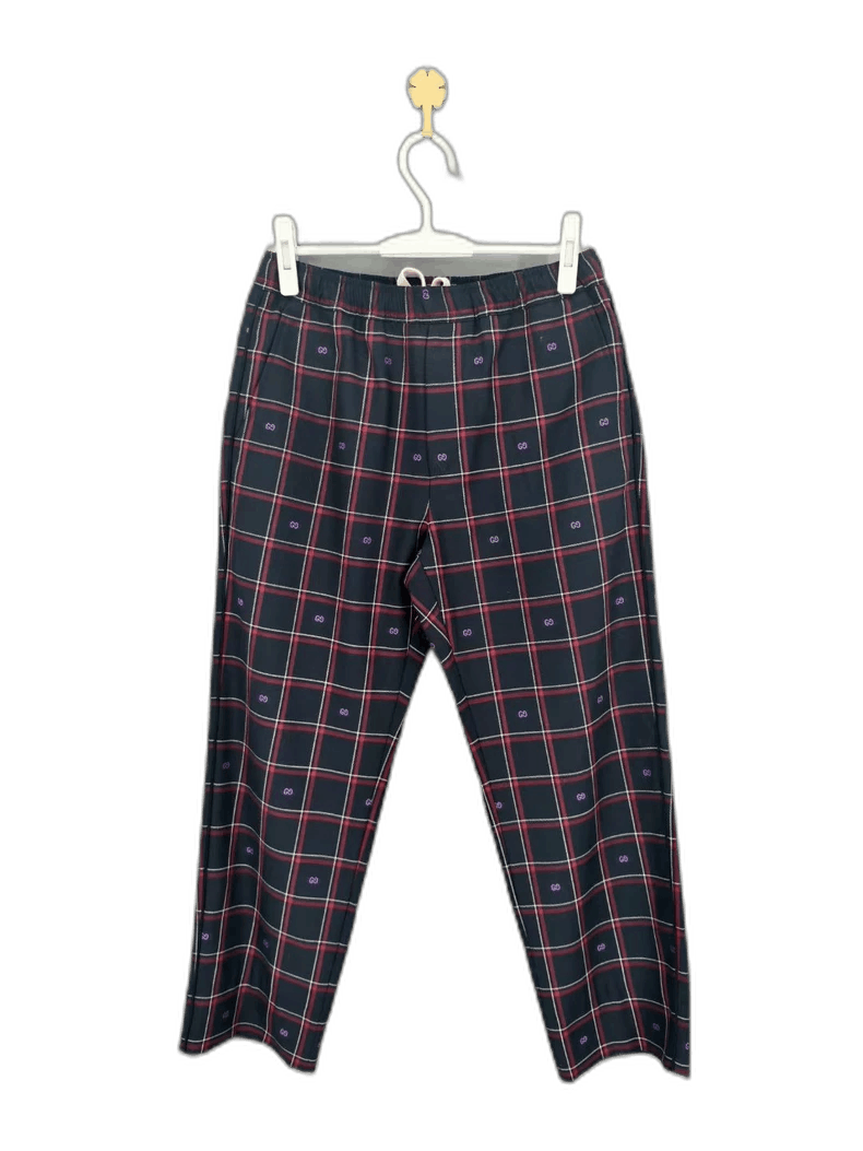 Gucci Gucci Plaid Logo Pants Size 44-yf Size US 44 / EU 60 - 1 Thumbnail