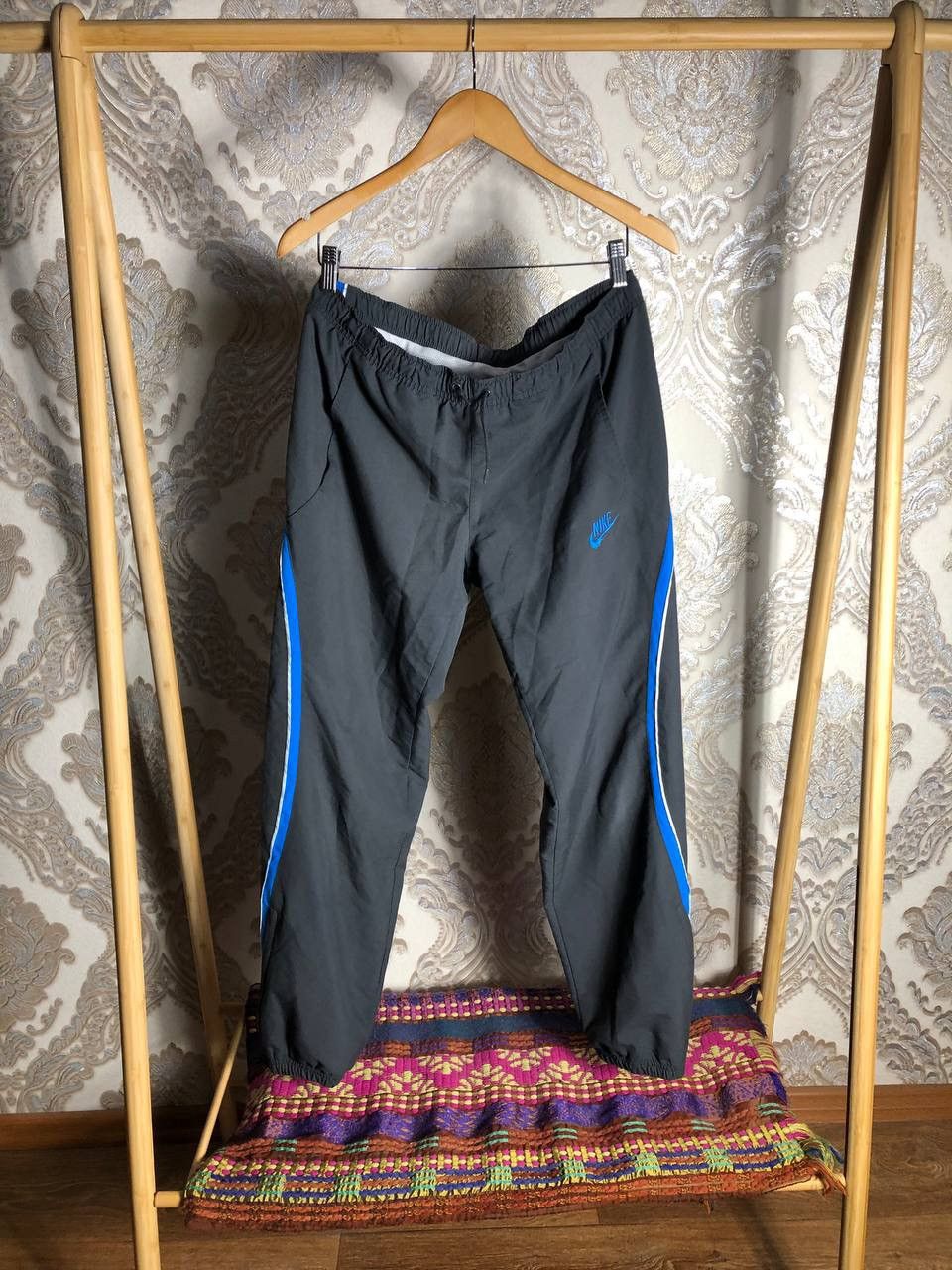 Nike × Vintage VERY RARE NIKE SPORTSWEAR SWEATPANTS SWOOSH DRILL Y2K 90s Size US 32 / EU 48 - 1 Thumbnail