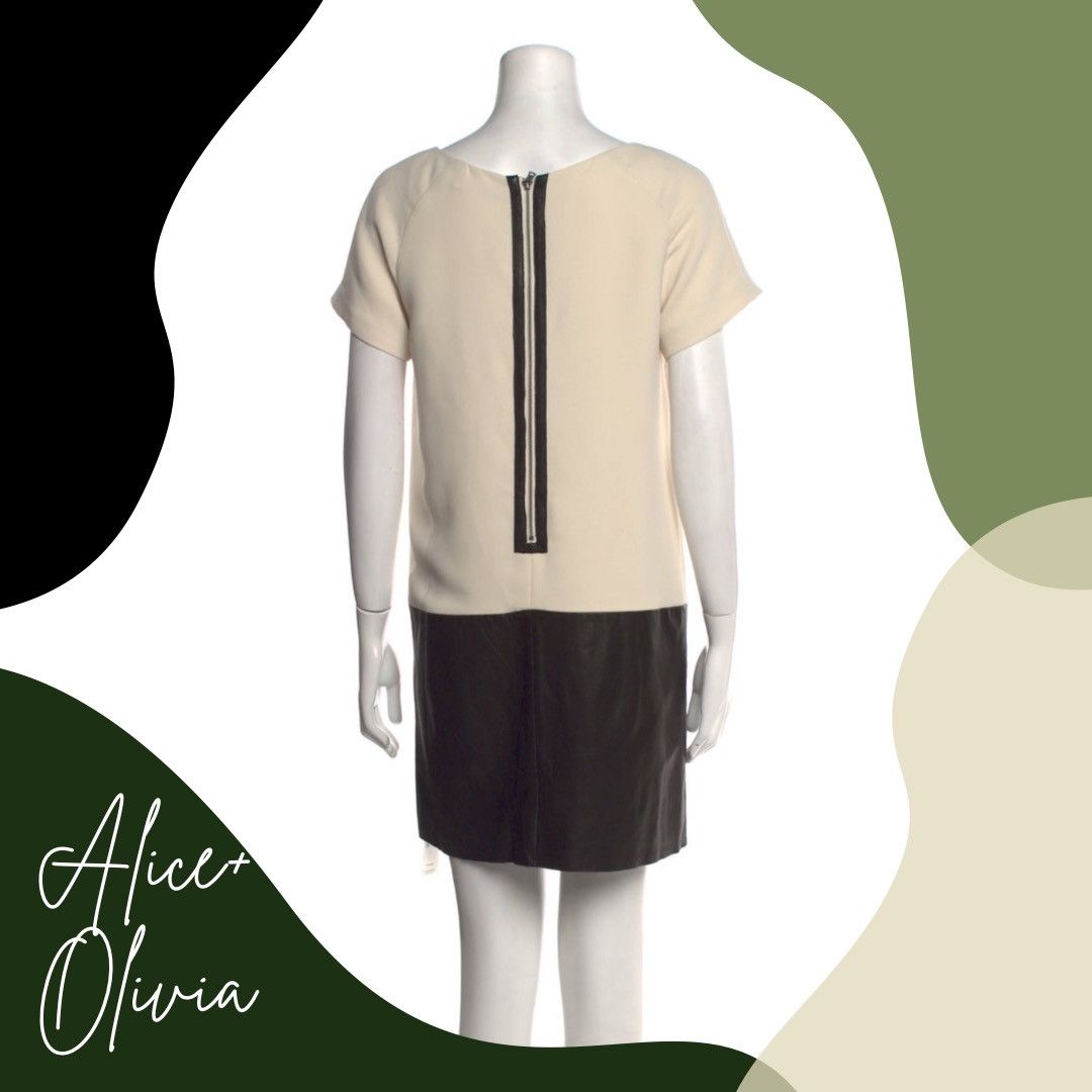 Alice + Olivia Lamb leather and delicate cream material Size M / US 6-8 / IT 42-44 - 3 Thumbnail