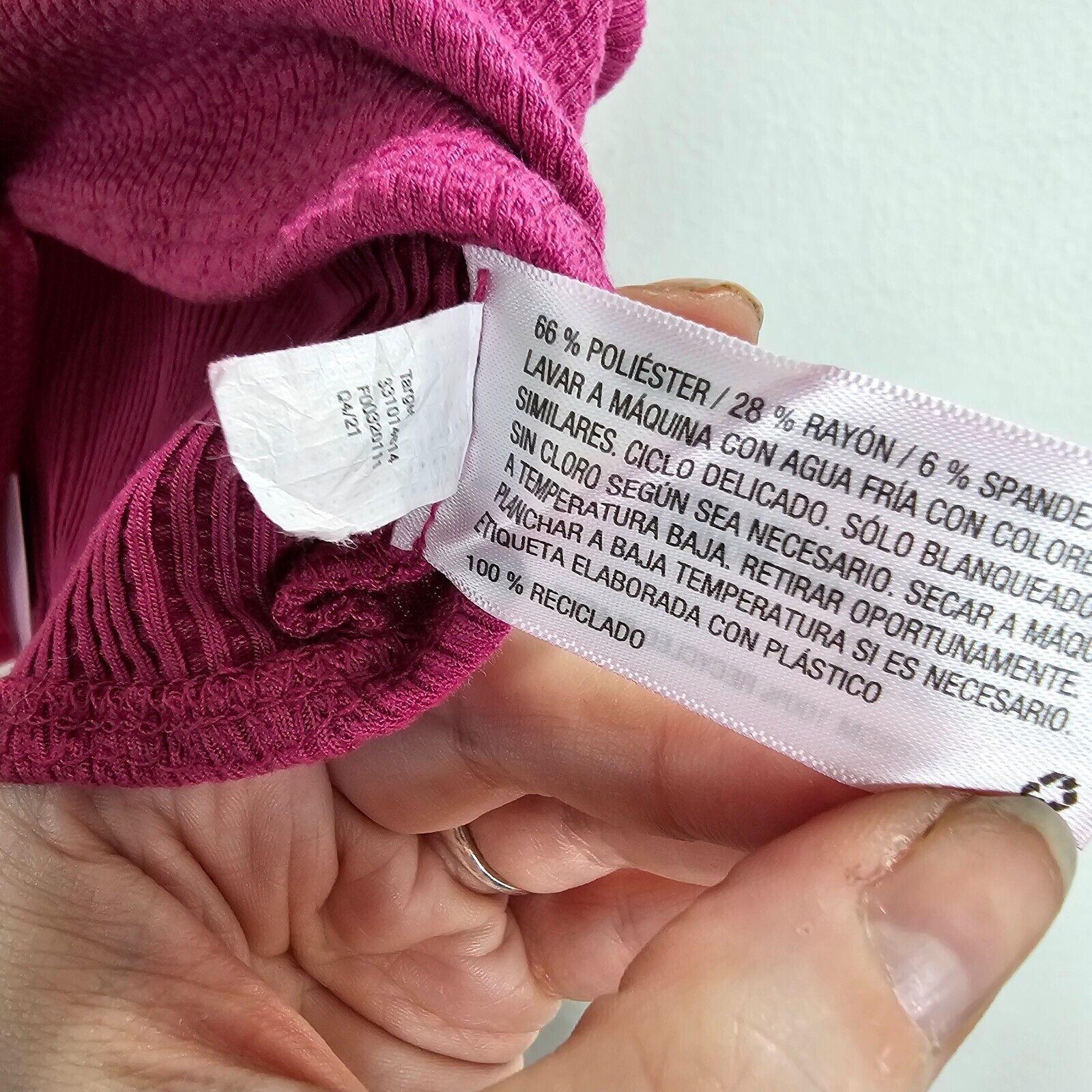 Other NWT Wild Fable Pink Front Ruched Bralette Crop Tank Top M Size M / US 6-8 / IT 42-44 - 5 Thumbnail