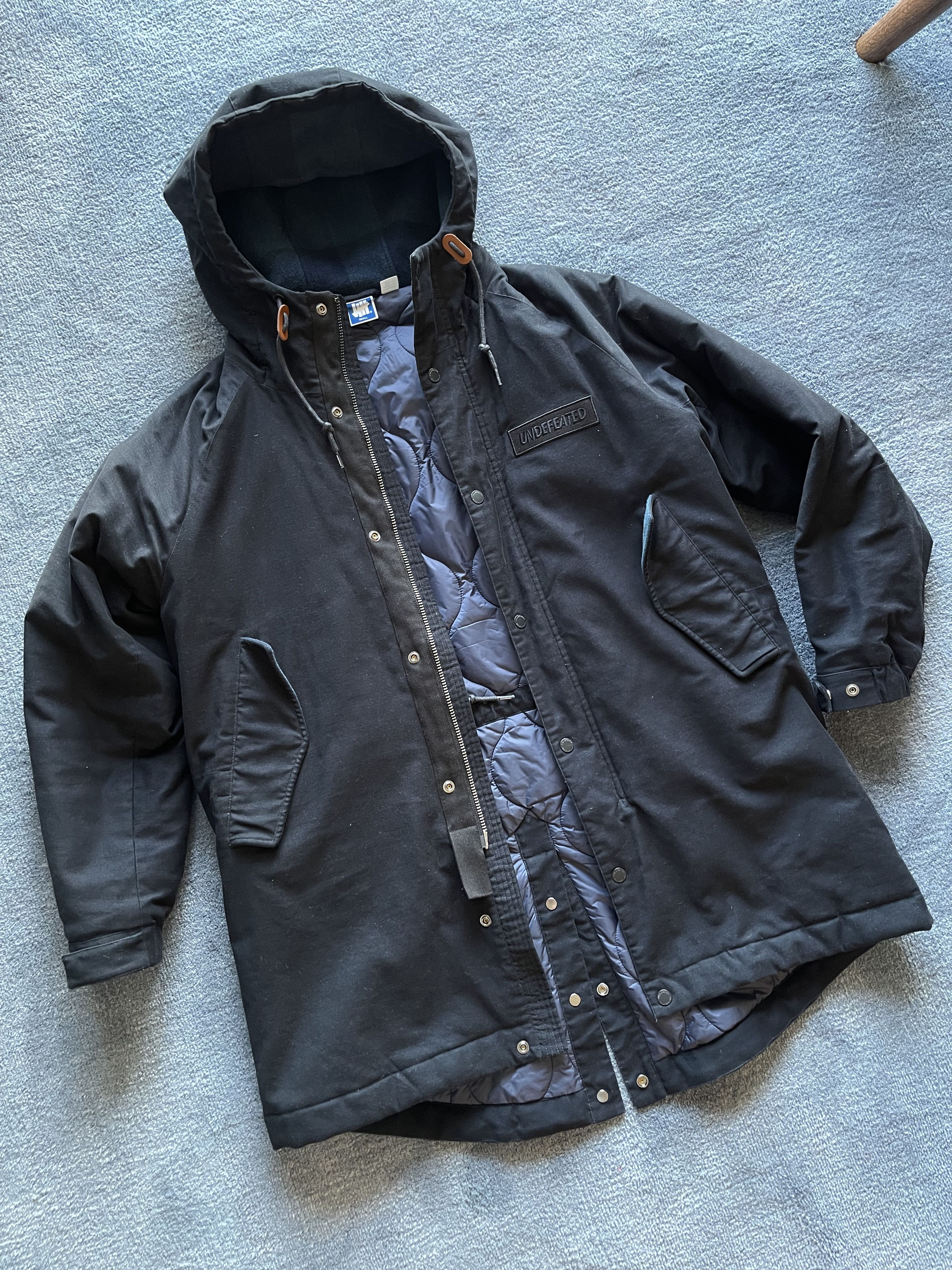 Undefeated Undefeated Fishtail Parka Winter Jacket Hooded Navy SMALL Size US S / EU 44-46 / 1 - 1 Thumbnail