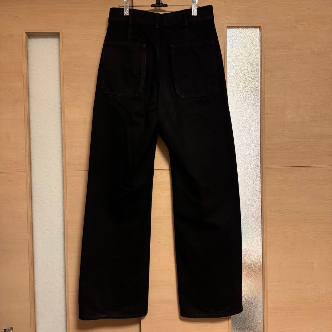 LEMAIRE DENIM SAILOR PANTS Black 48