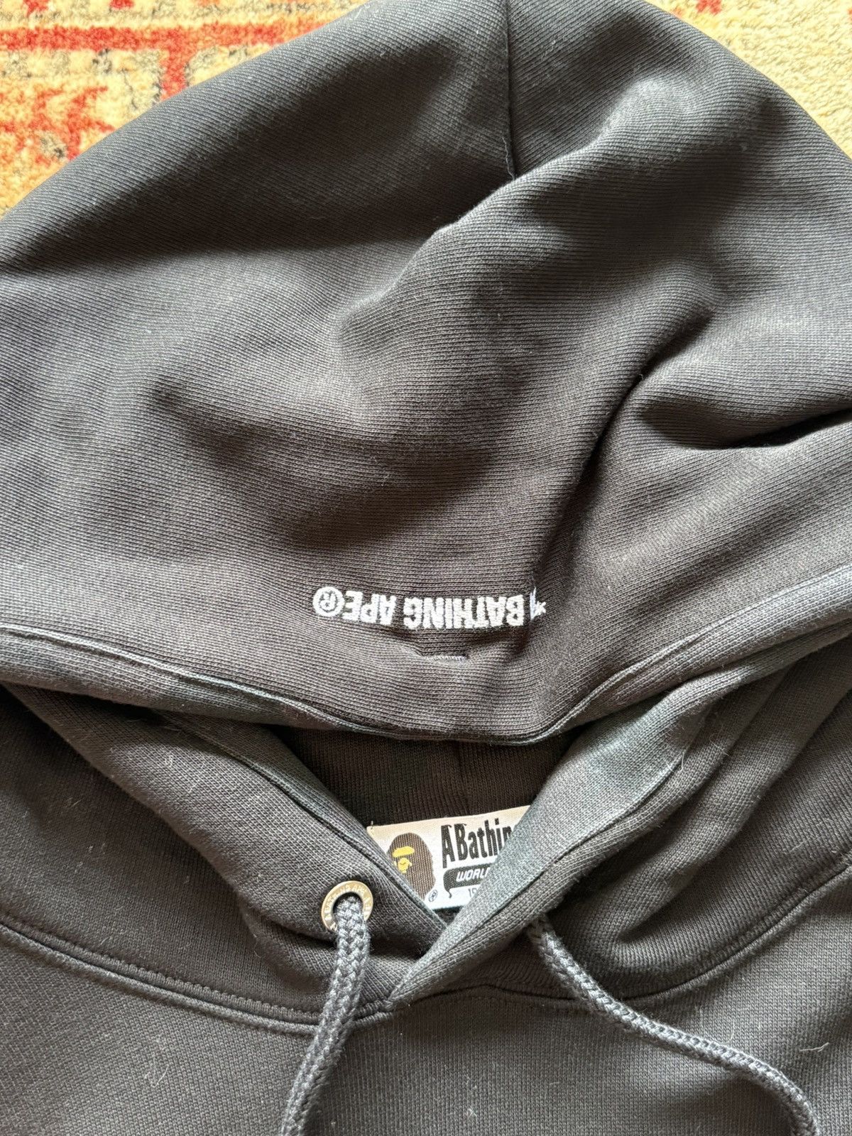 Bape Black One Point Pullover Hoodie Size US XL / EU 56 / 4 - 3 Thumbnail