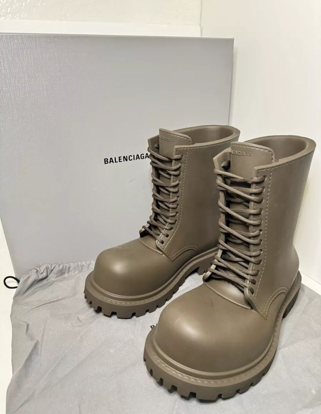 トップ Balenciaga Balenciaga Steroid Grailed | 8/41 Size Brown Boots 靴