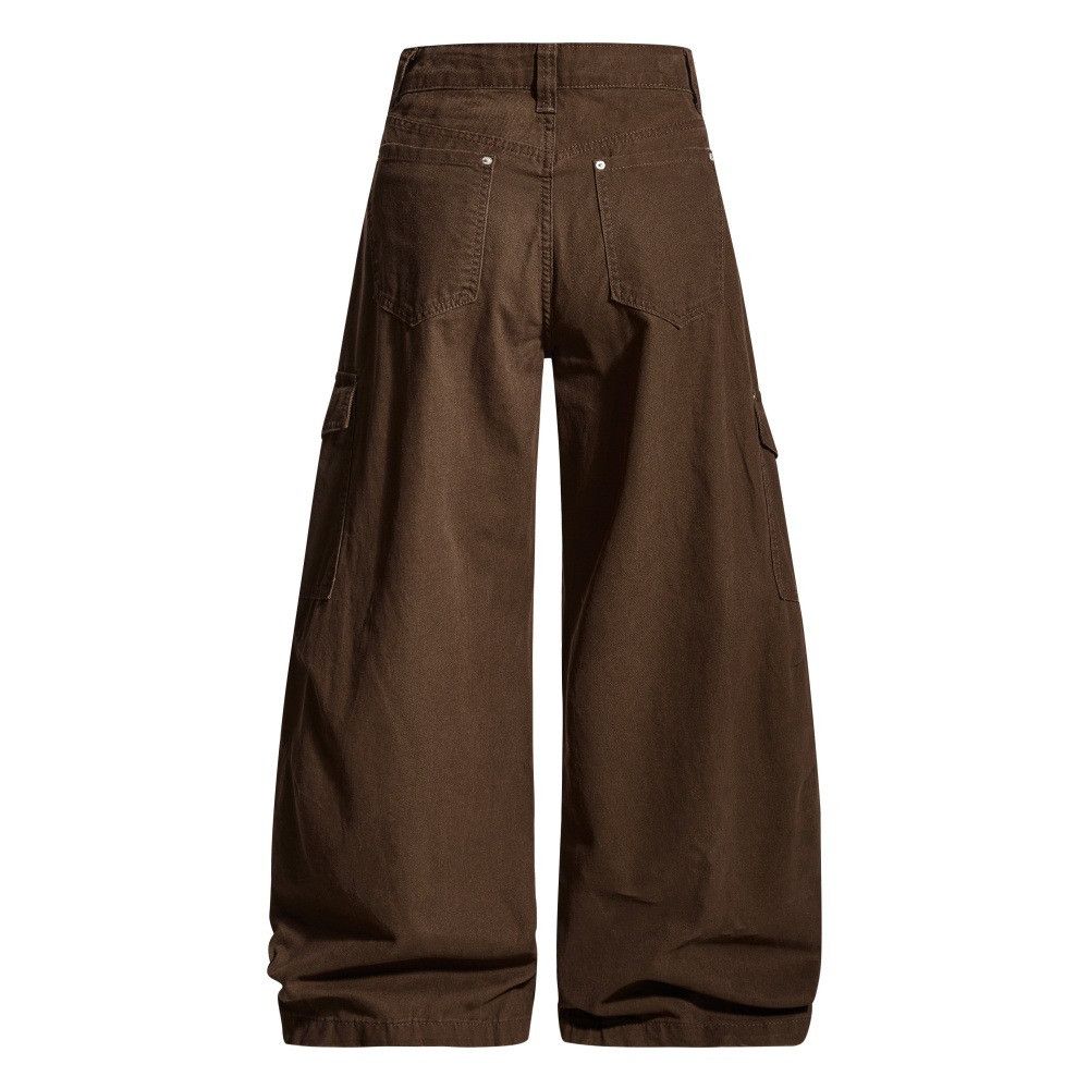 Vintage Men's hip-hop loose wide-leg cargo pants Size US 32 / EU 48 - 2 Thumbnail