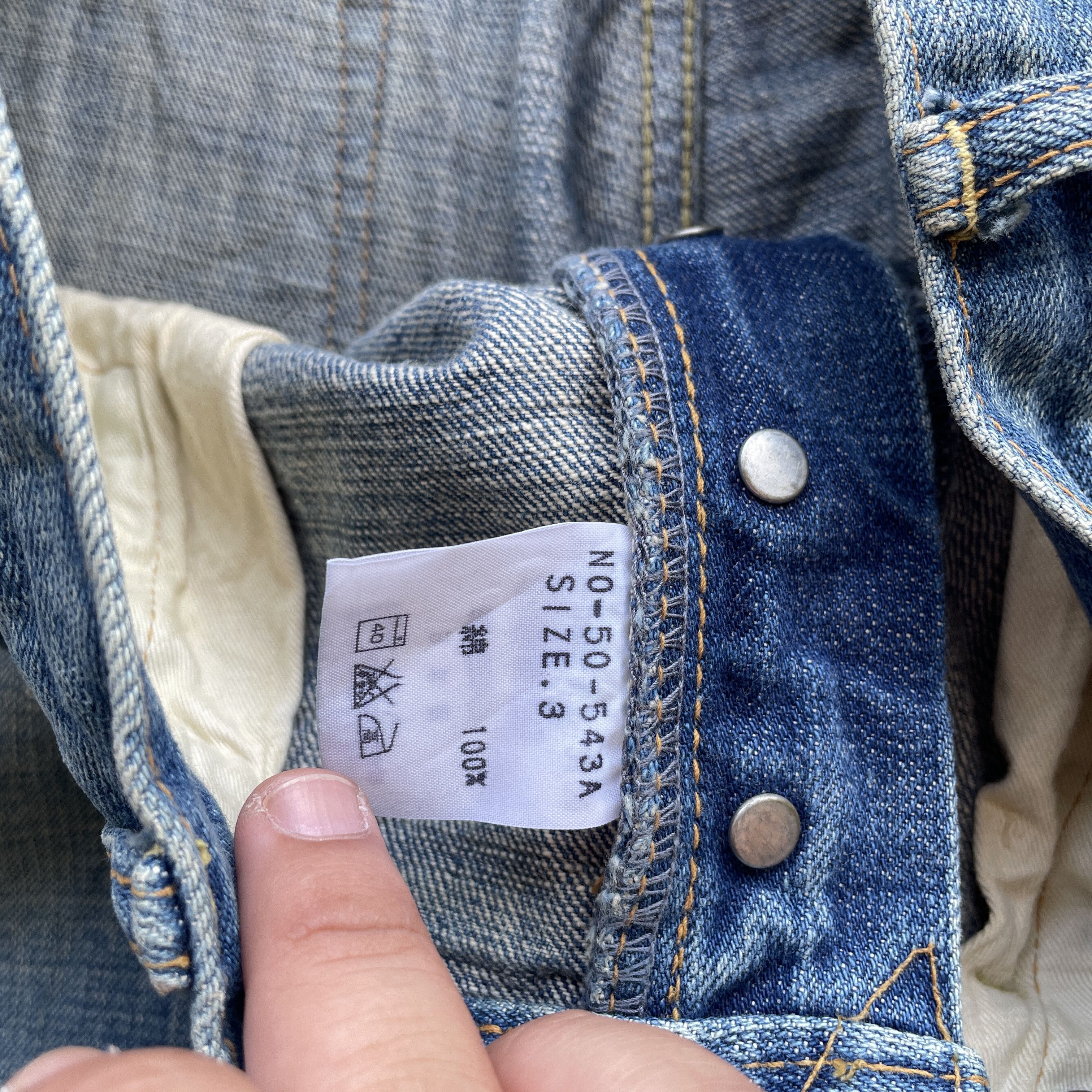 OMNIGOD Vintage OMNIGOD Denim Distressed Selvedge Faded Jeans Pants Size US 32 / EU 48 - 11 Thumbnail