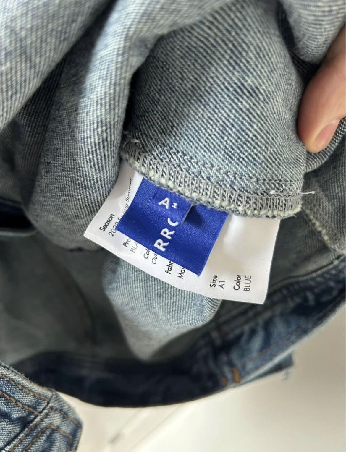 Ader Error Ader Error Ash Line Denim Jacket 22SS Size US L / EU 52-54 / 3 - 4 Thumbnail