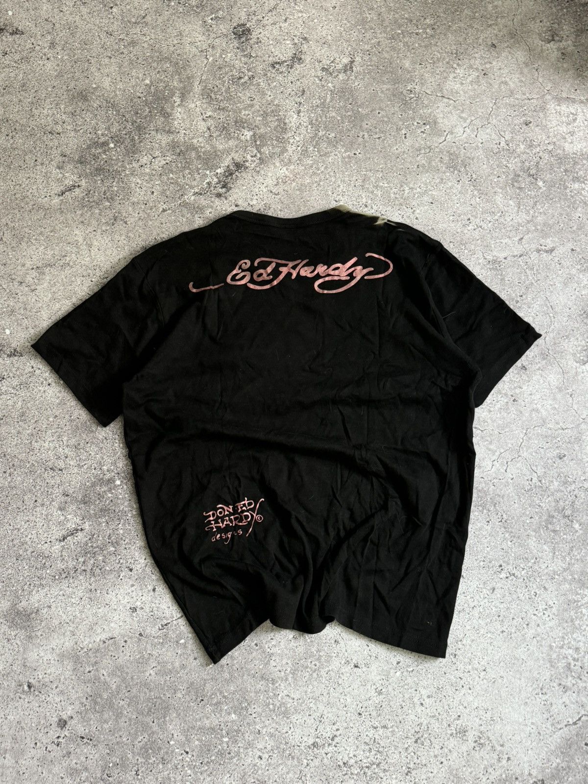 Ed Hardy Vintage Ed Hardy Distressed skull t-shirt Size US L / EU 52-54 / 3 - 7 Thumbnail