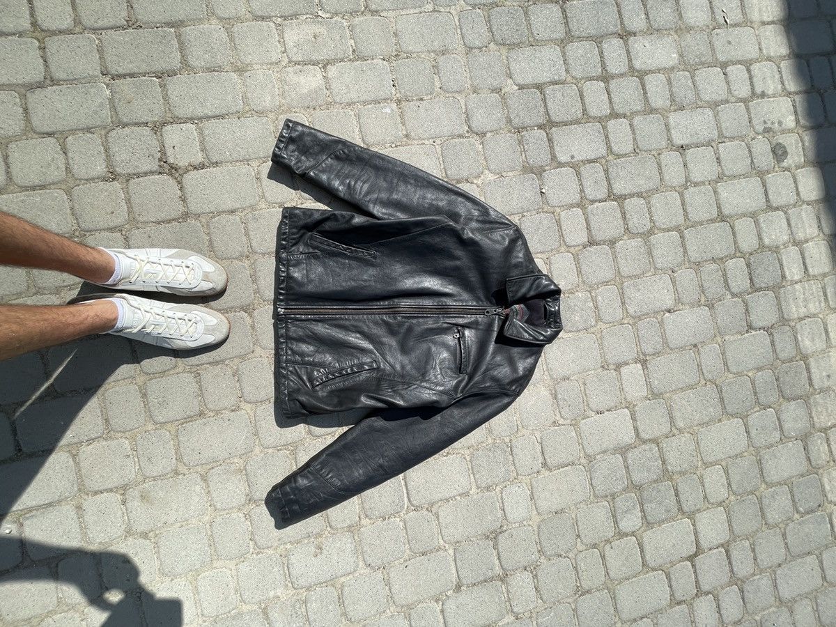Veste Flight Jacket Chevignon Vintage - Cuir Marron - Taille XL - Occasion Bon état