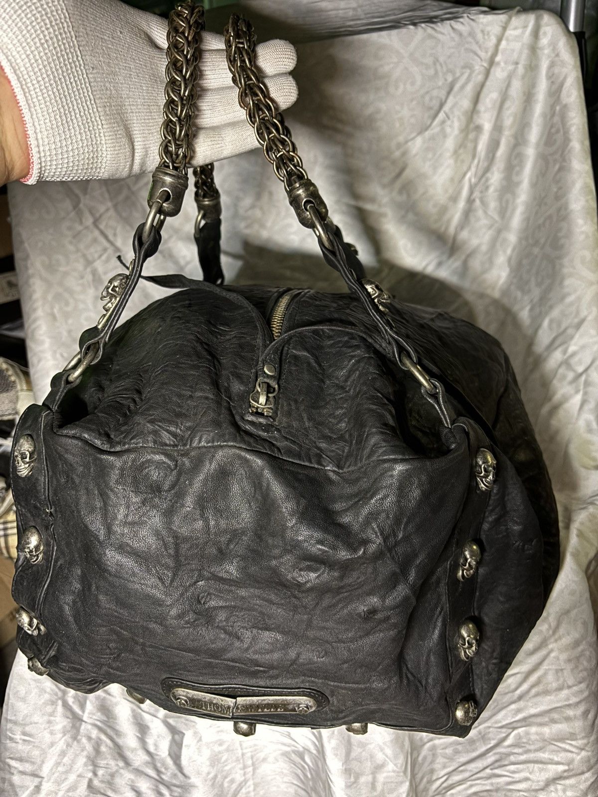 Thomas Wylde ThomasWylde Oxford Circus Avant-Garde Skull Punk Bag Size ONE SIZE - 2 Thumbnail