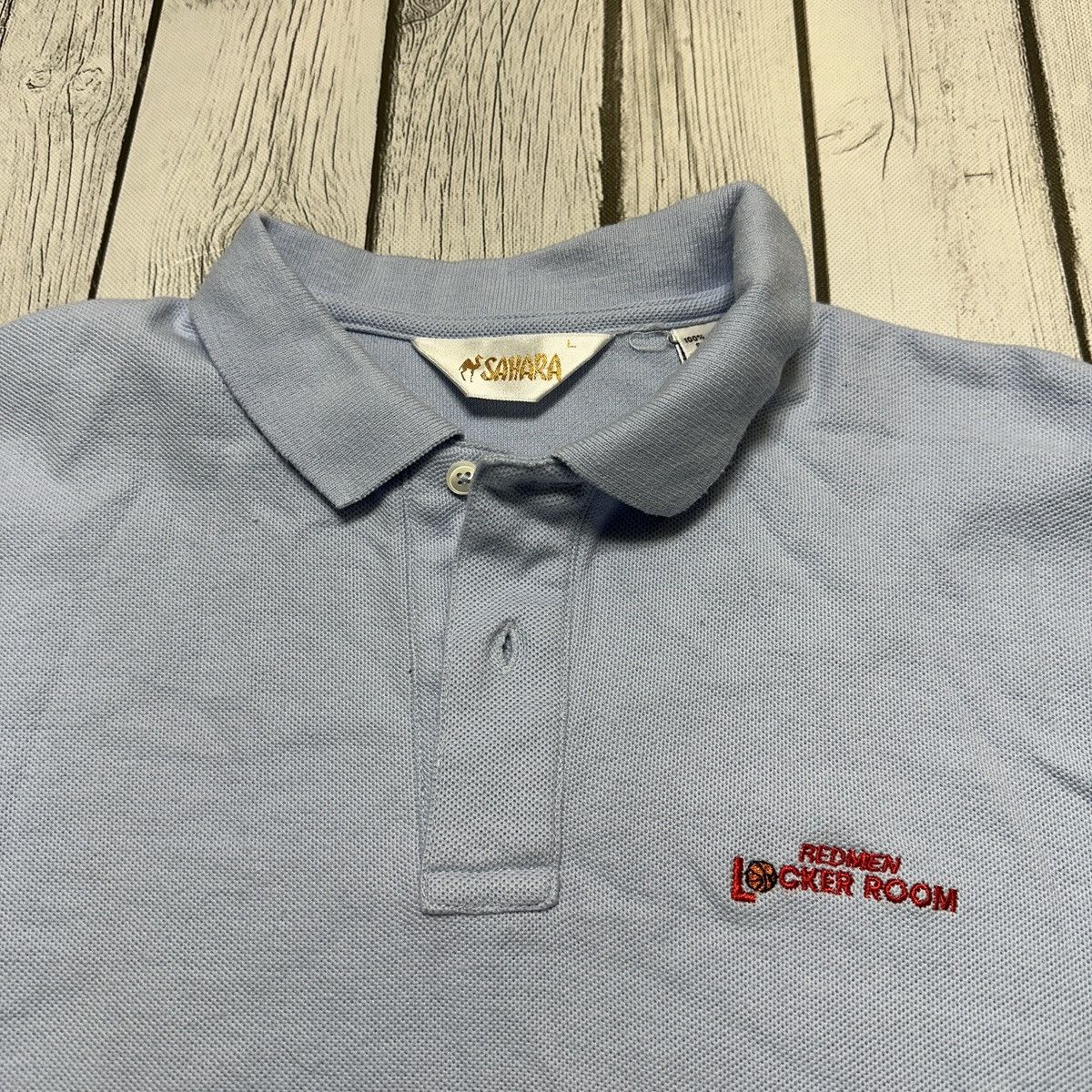 NCAA × Vintage Vintage St. John’s Redmen Basketball polo shirt Size US L / EU 52-54 / 3 - 3 Thumbnail
