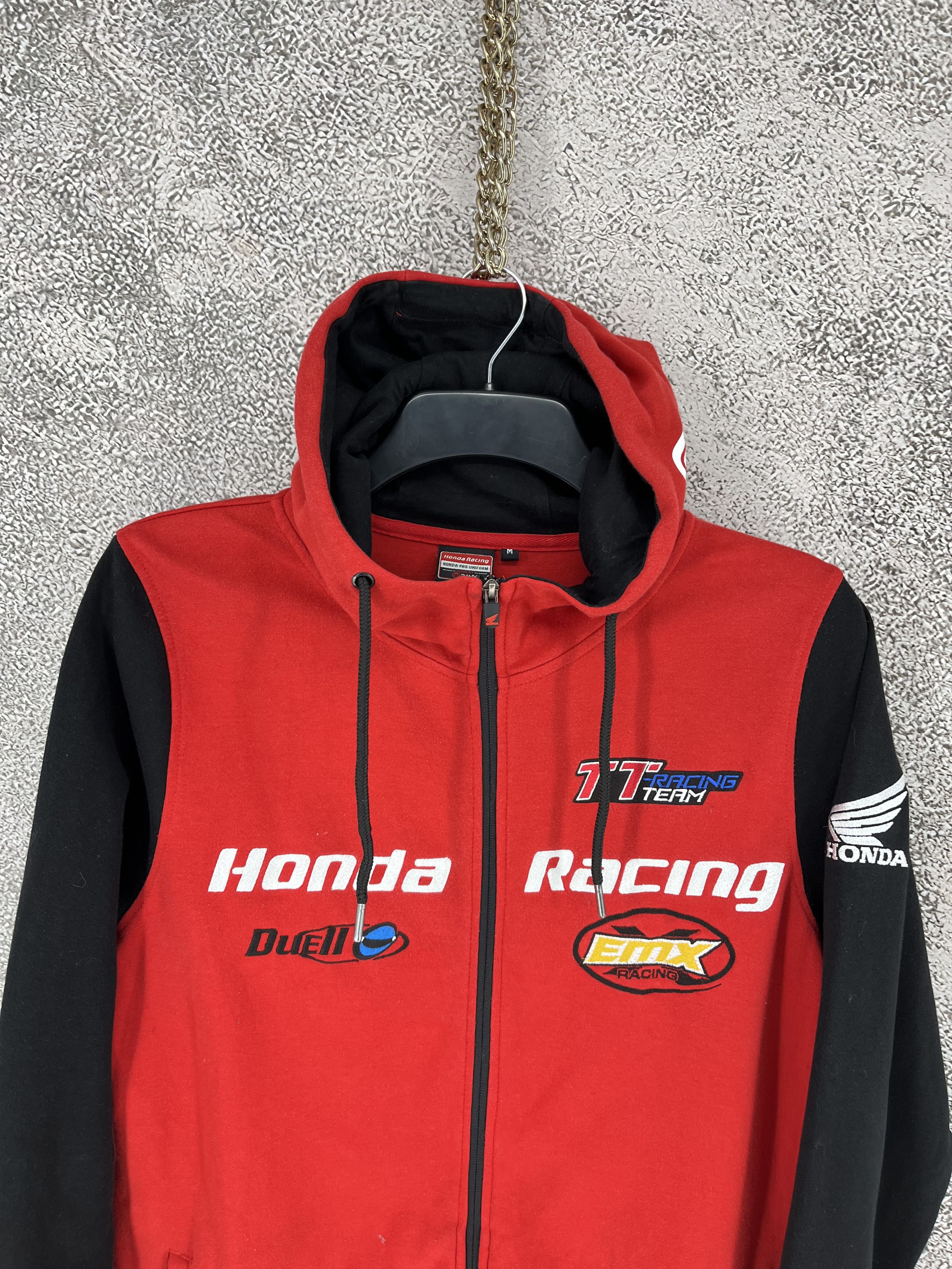 Honda Vintage Y2K Honda Racing 24MX Team Motocross Hoodie Size US M / EU 48-50 / 2 - 6 Thumbnail