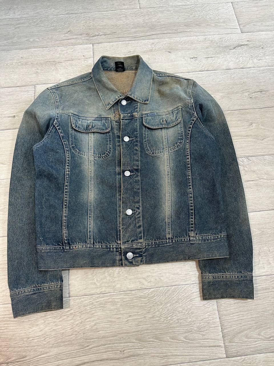 Diesel Vintage DIESEL "Gregg" Dirty Wash Denim Jacket (Y2K / 2006) Size US L / EU 52-54 / 3 - 1 Thumbnail