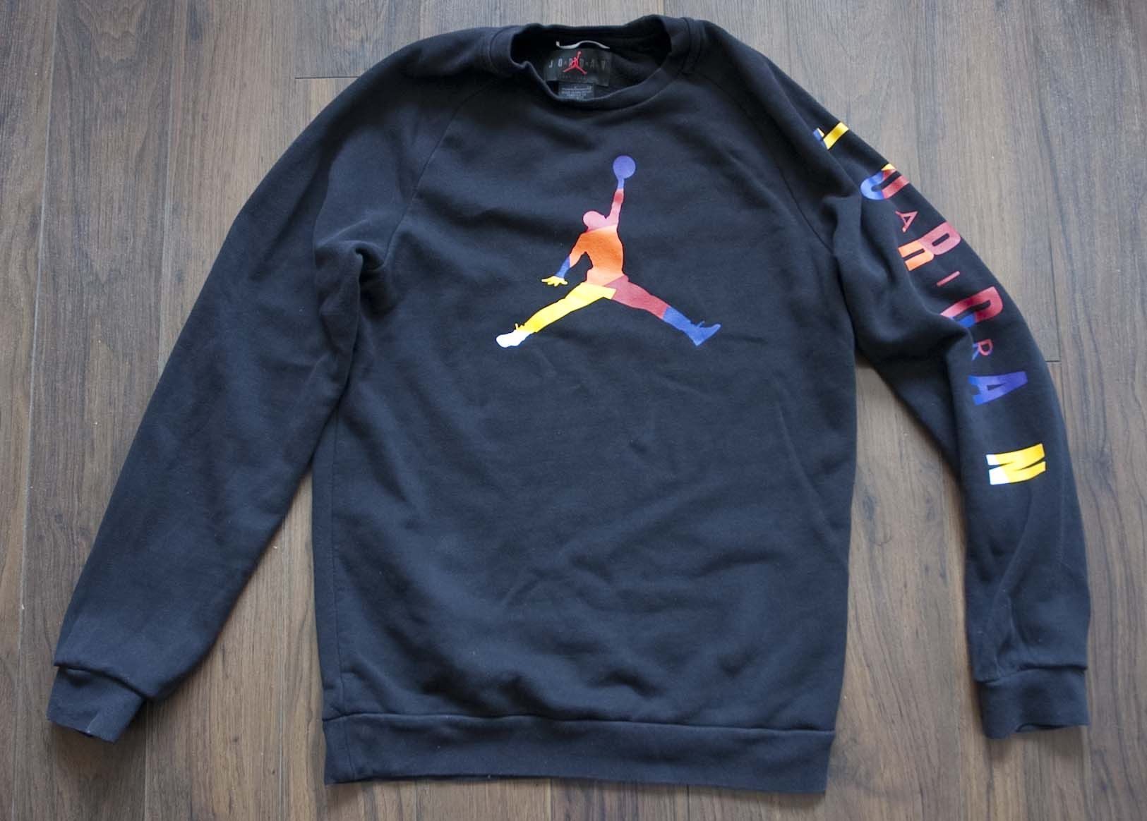 Jordan Brand Jordan Air Nike Sweatshirt Size S Black Size US S / EU 44-46 / 1 - 1 Thumbnail